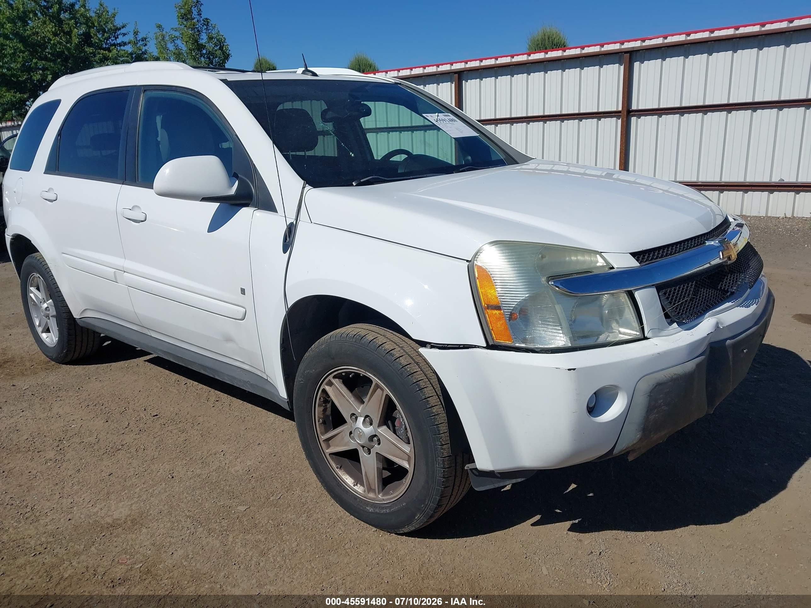 2006 Chevrolet Equinox Lt White vin: 2CNDL73F766013115