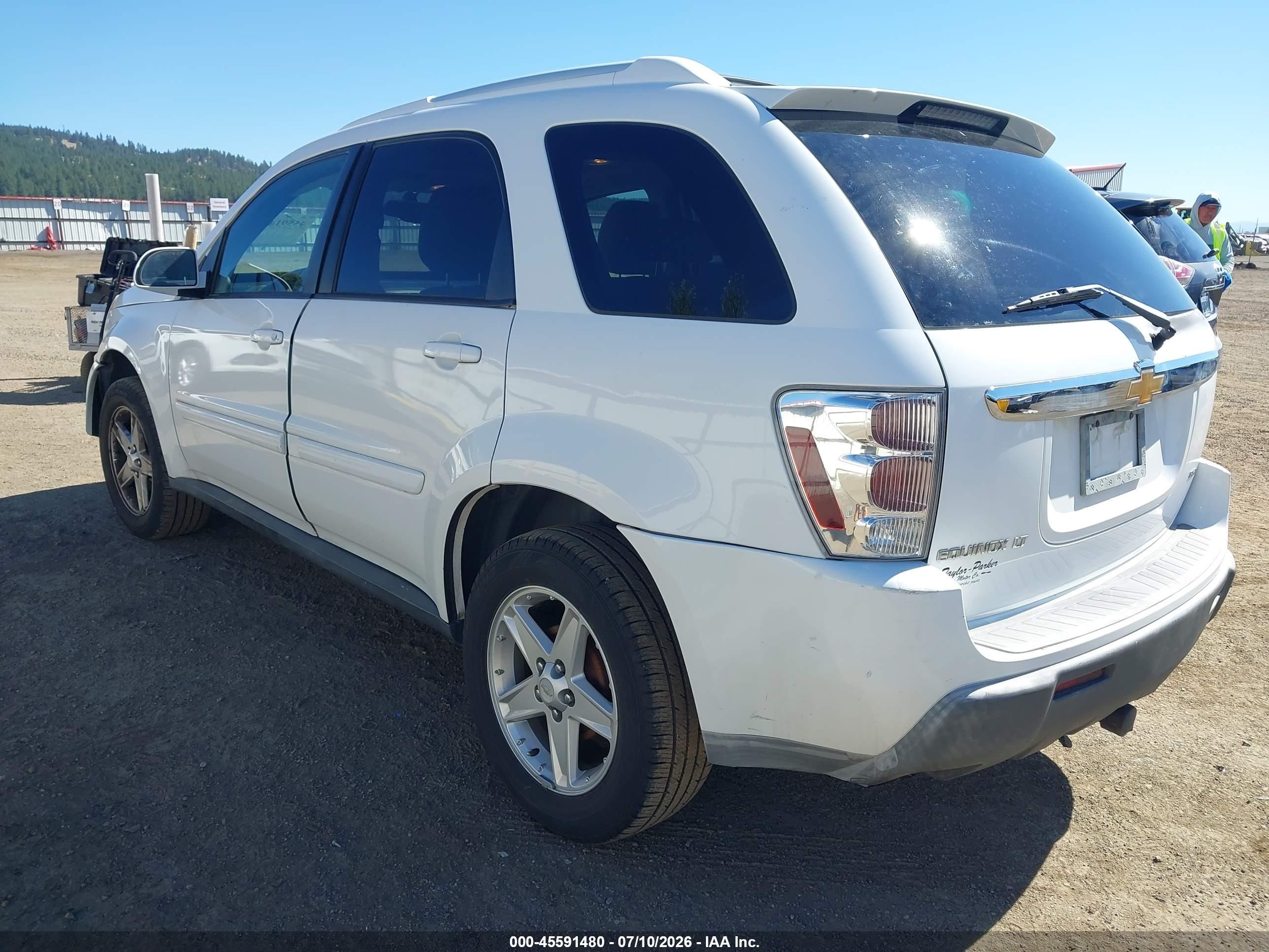 2006 Chevrolet Equinox Lt White vin: 2CNDL73F766013115