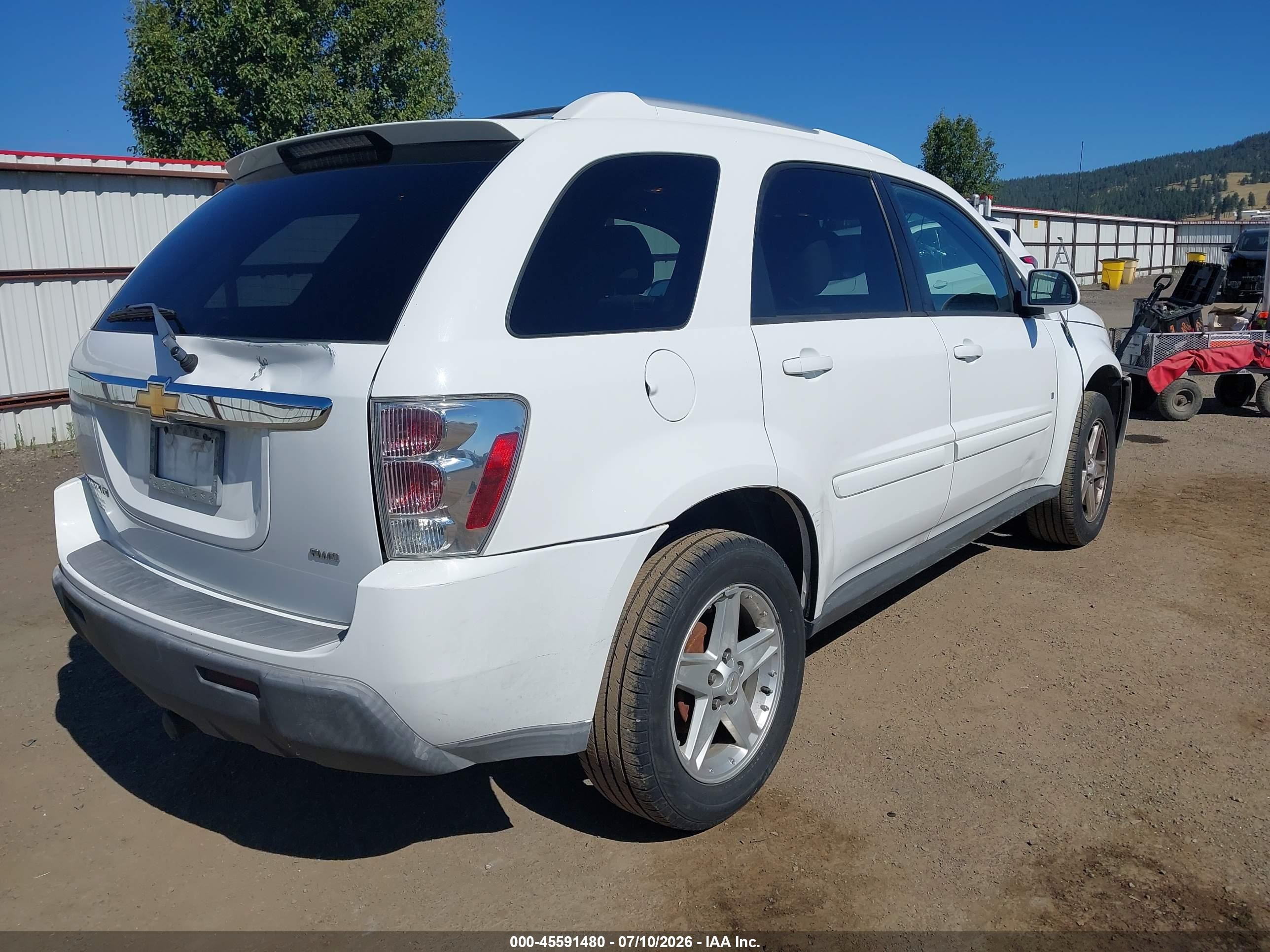 2006 Chevrolet Equinox Lt White vin: 2CNDL73F766013115