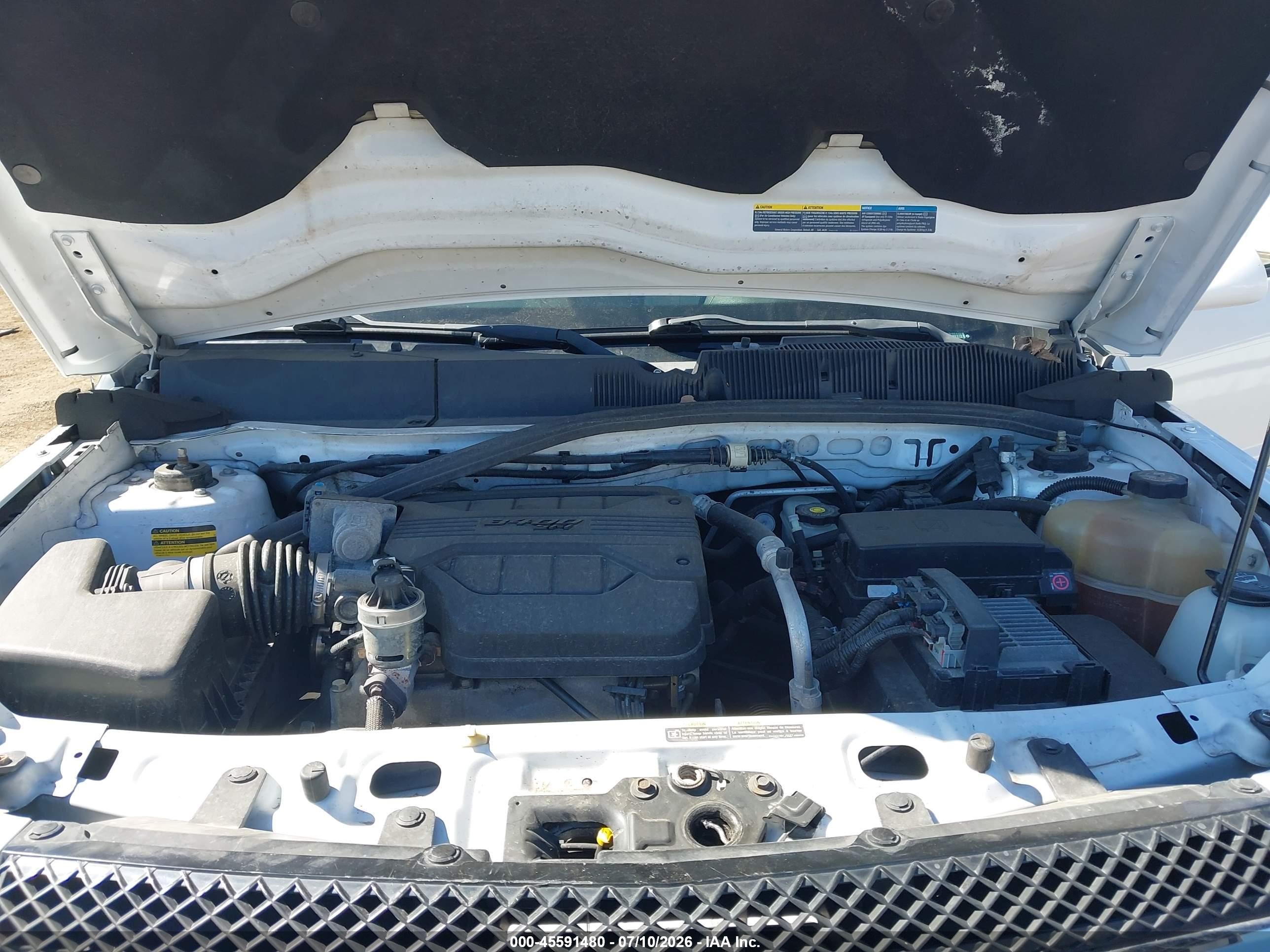 2006 Chevrolet Equinox Lt White vin: 2CNDL73F766013115