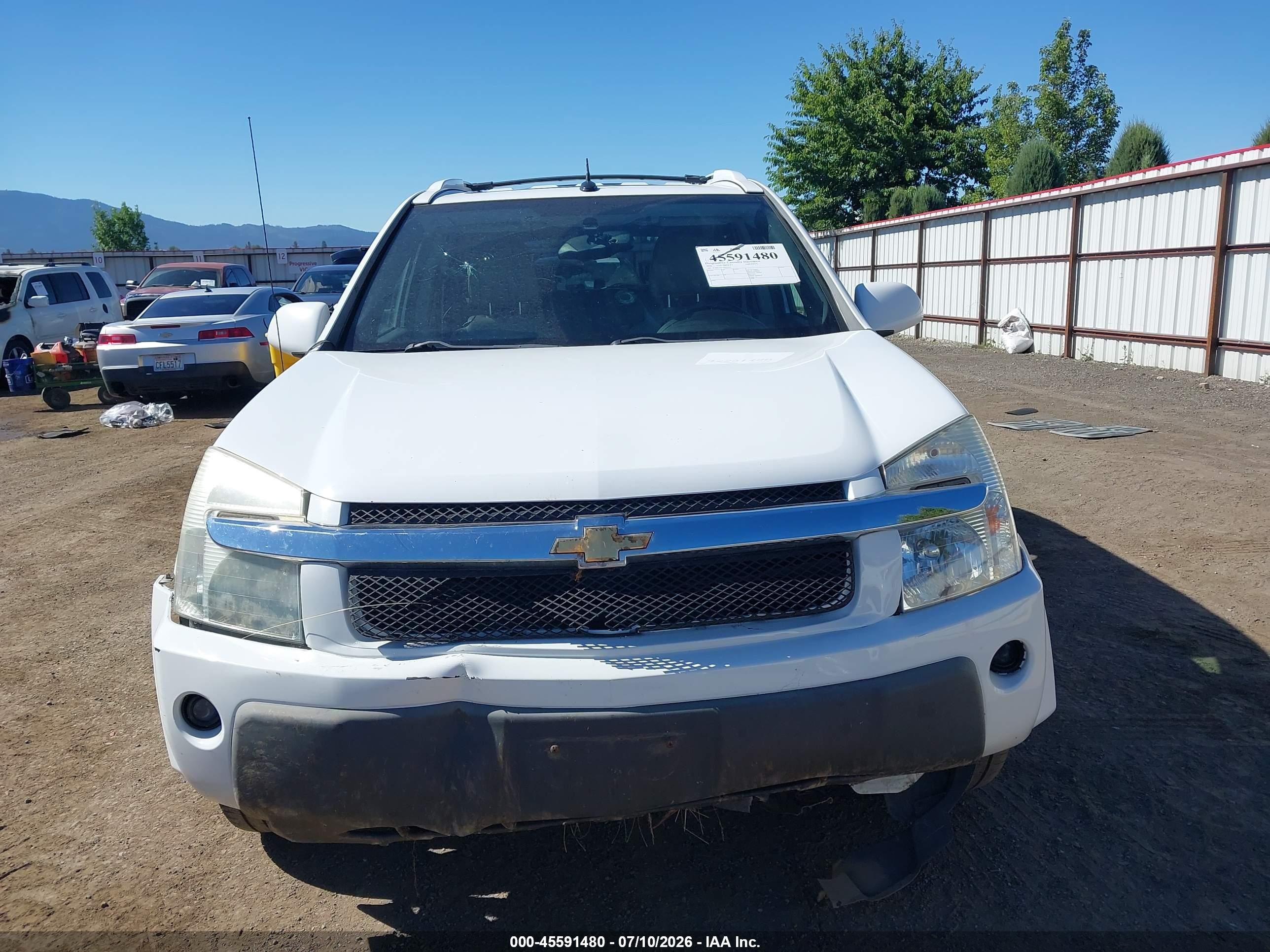 2006 Chevrolet Equinox Lt White vin: 2CNDL73F766013115