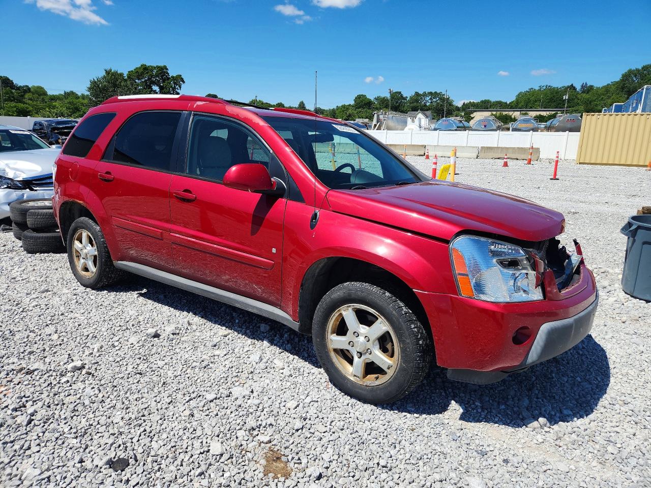 2006 Chevrolet Equinox Lt Red vin: 2CNDL73F766187931