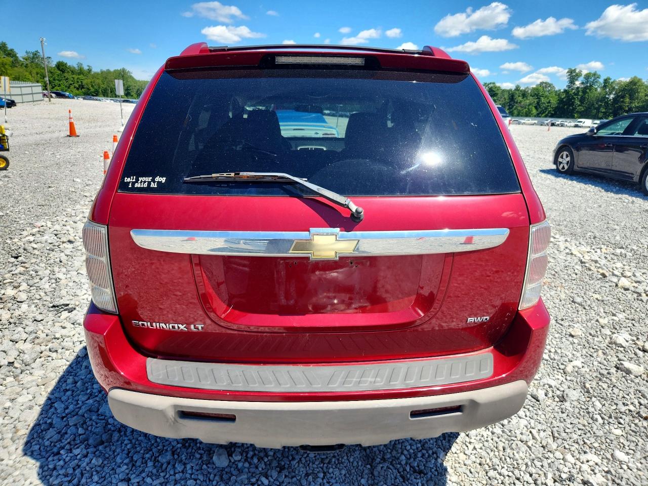 2006 Chevrolet Equinox Lt Red vin: 2CNDL73F766187931