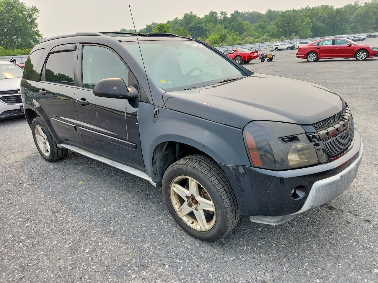 2005 Chevrolet Equinox Lt Black vin: 2CNDL73F856077842