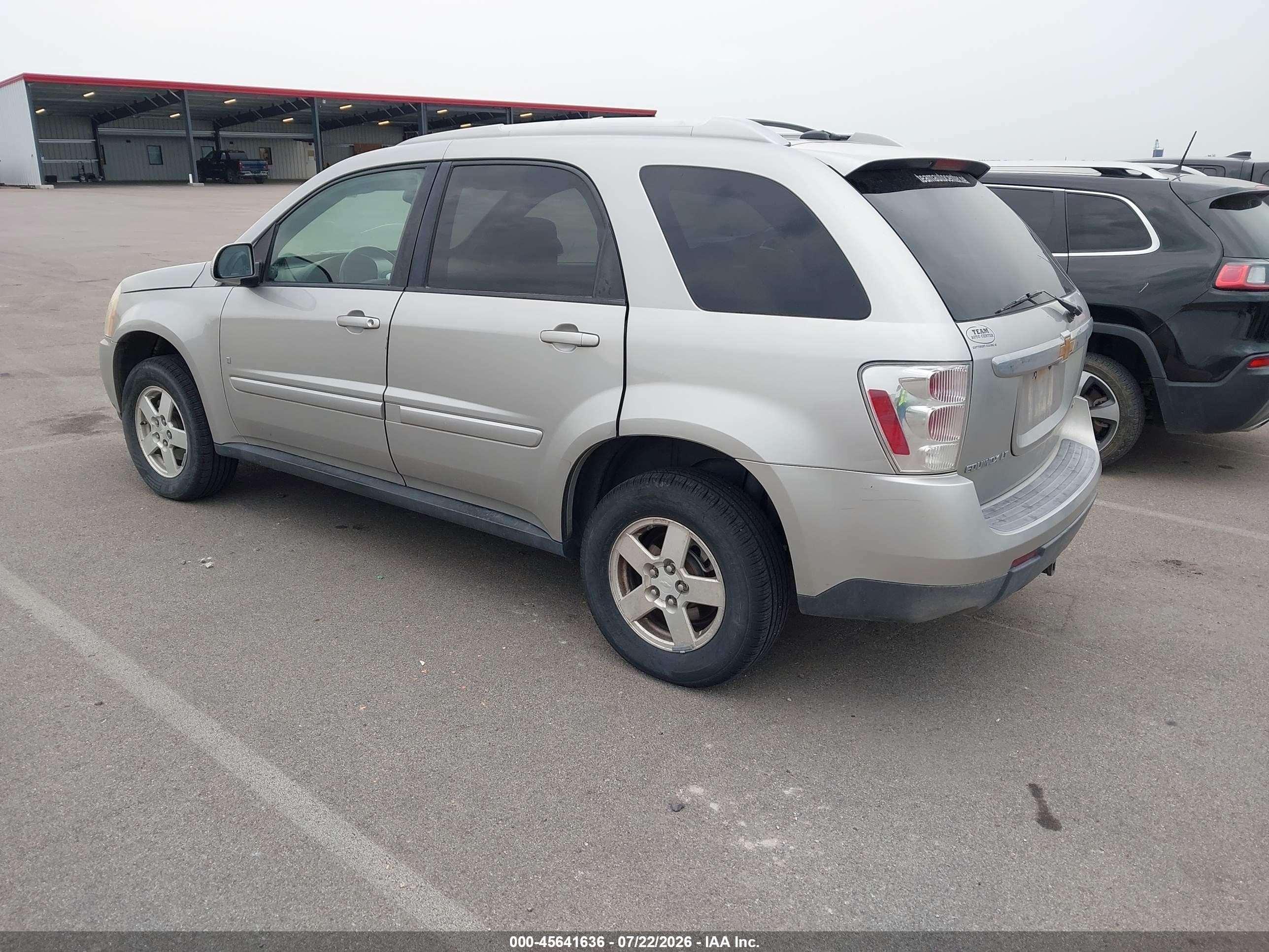2007 Chevrolet Equinox Lt Silver vin: 2CNDL73F876041054