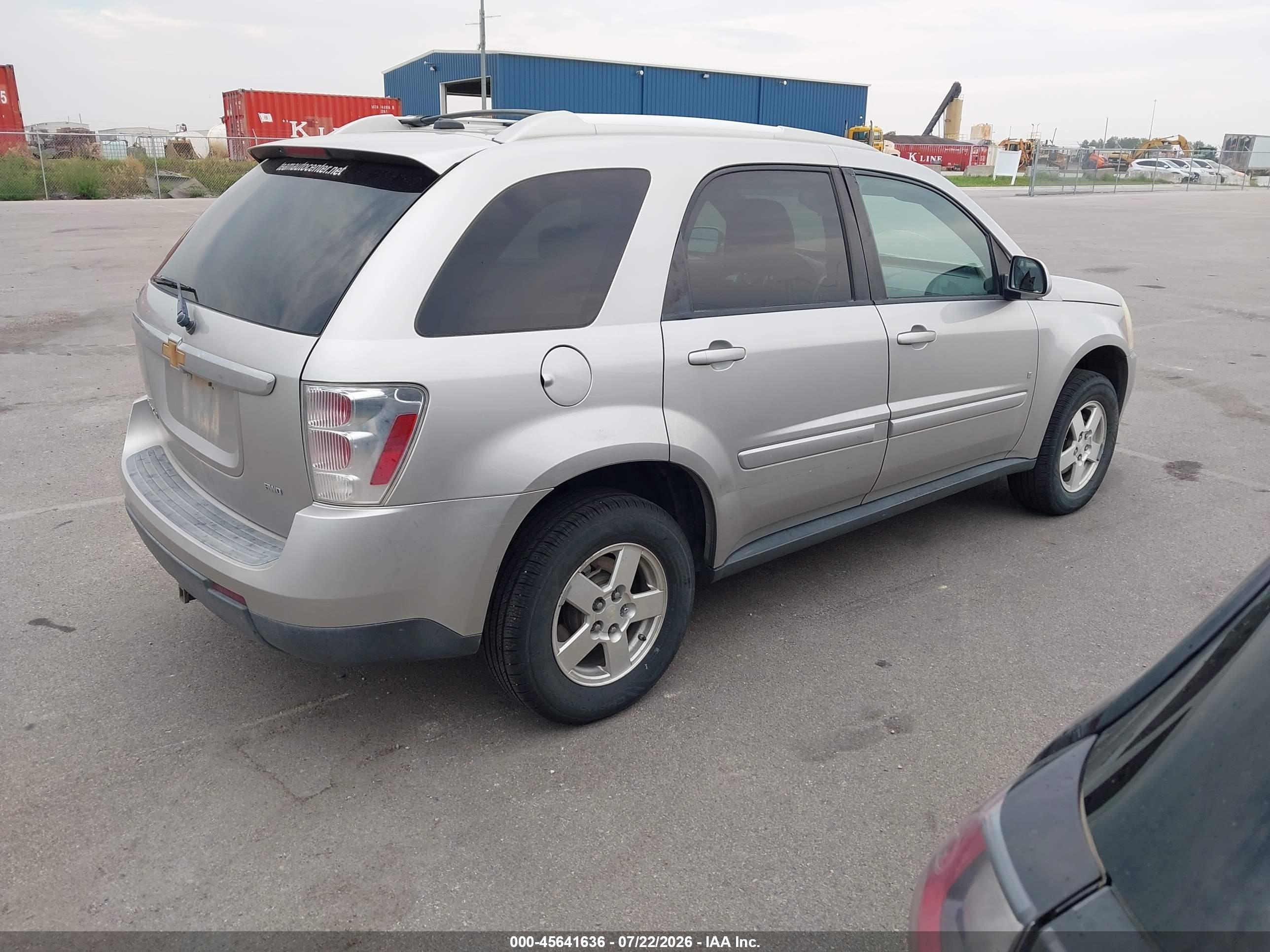 2007 Chevrolet Equinox Lt Silver vin: 2CNDL73F876041054