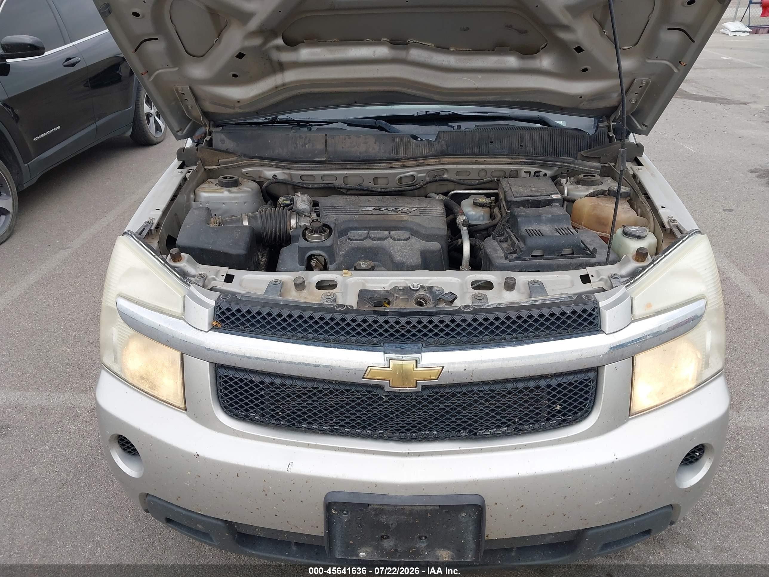 2007 Chevrolet Equinox Lt Silver vin: 2CNDL73F876041054