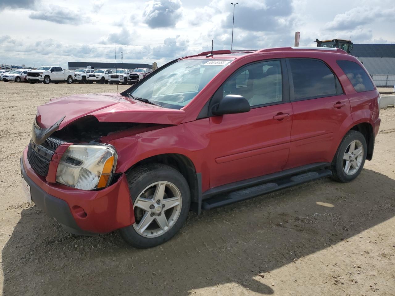 2005 Chevrolet Equinox Lt Red vin: 2CNDL73F956085853