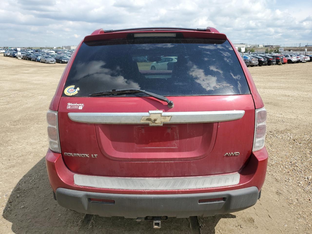 2005 Chevrolet Equinox Lt Red vin: 2CNDL73F956085853