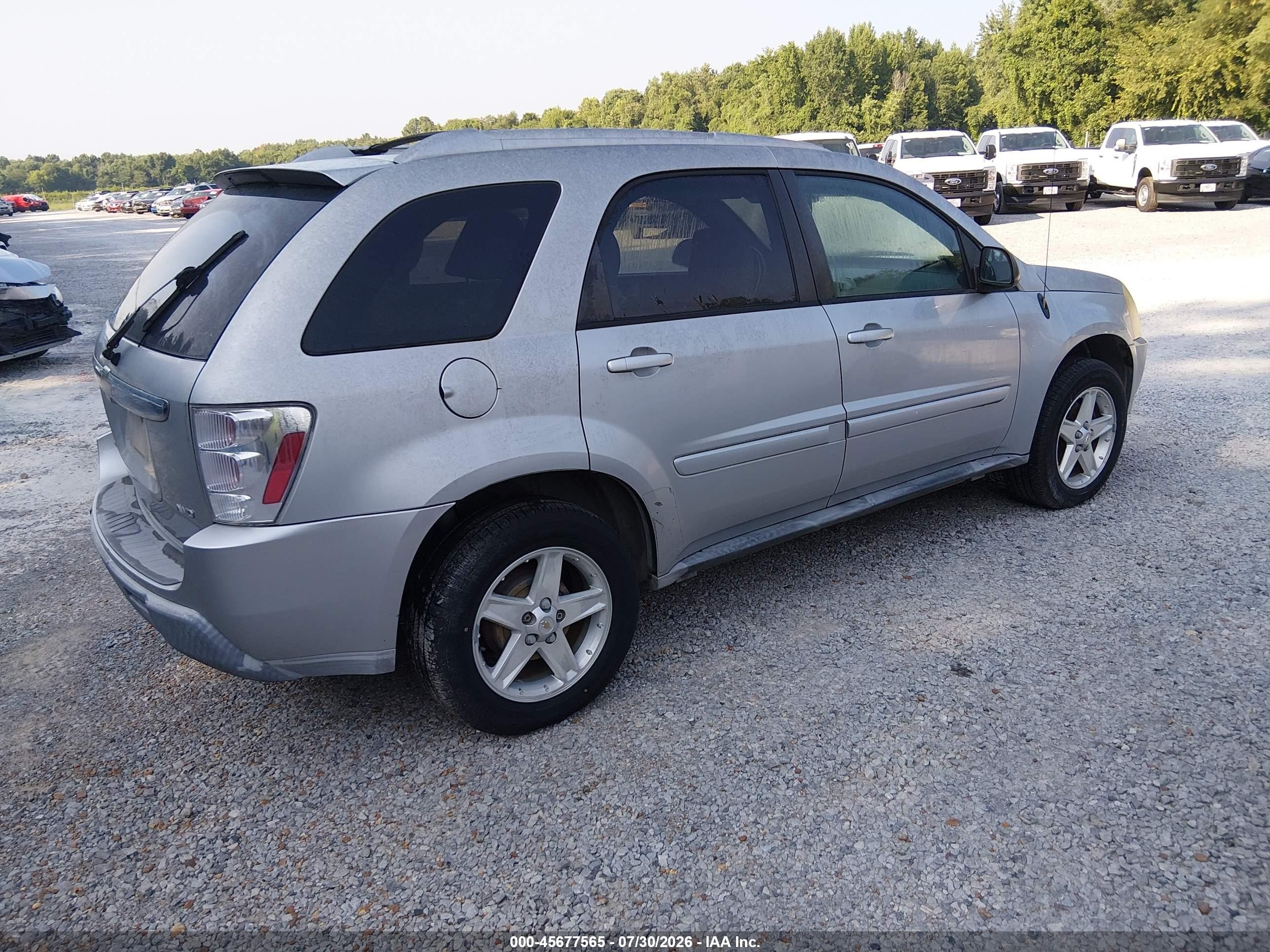 2005 Chevrolet Equinox Lt Silver vin: 2CNDL73F956180459