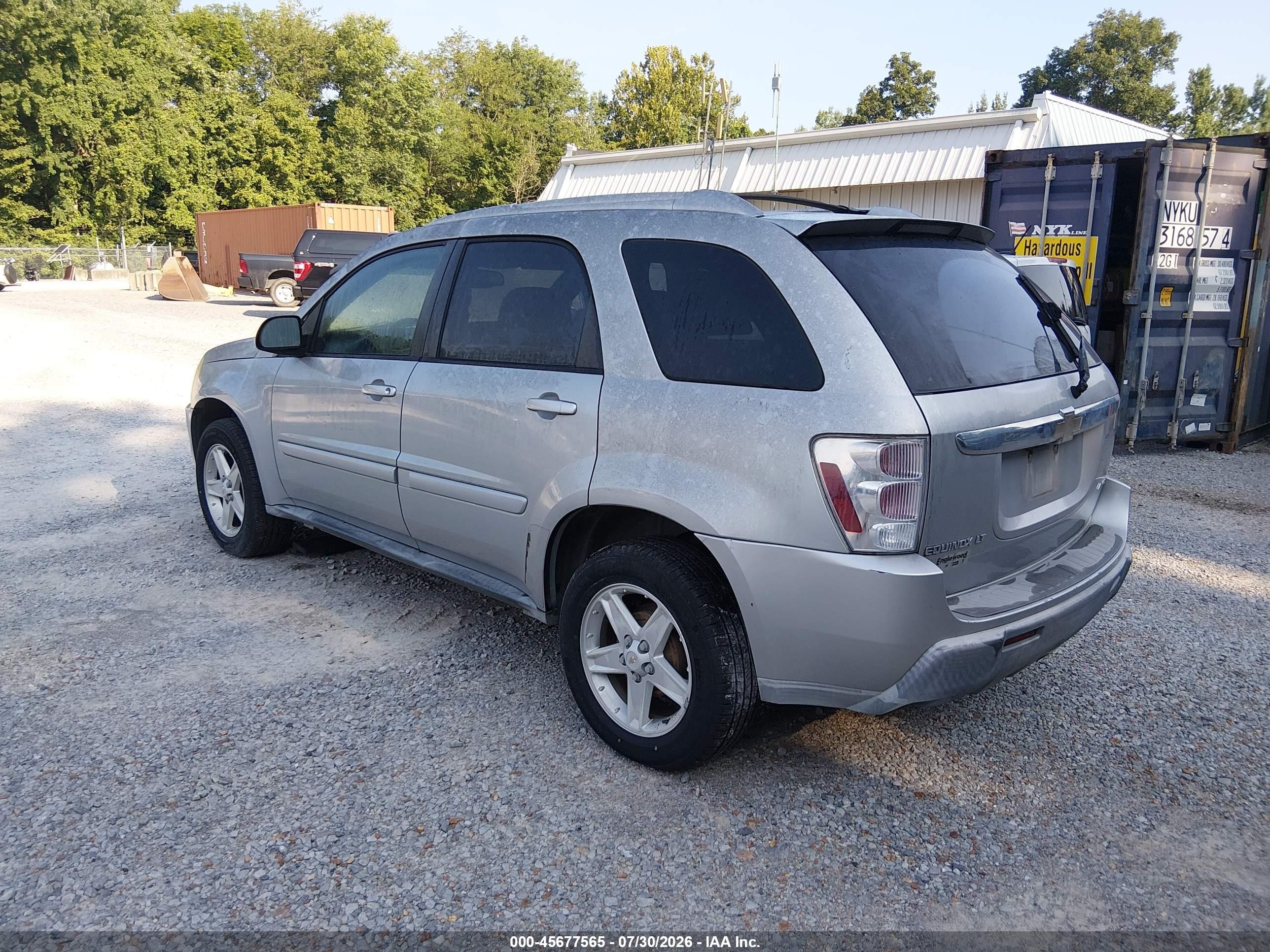 2005 Chevrolet Equinox Lt Silver vin: 2CNDL73F956180459