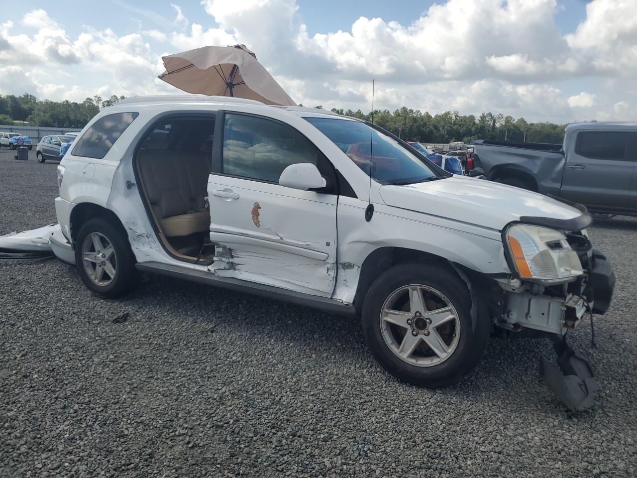 2006 Chevrolet Equinox White vin: 2CNDL73F966052157
