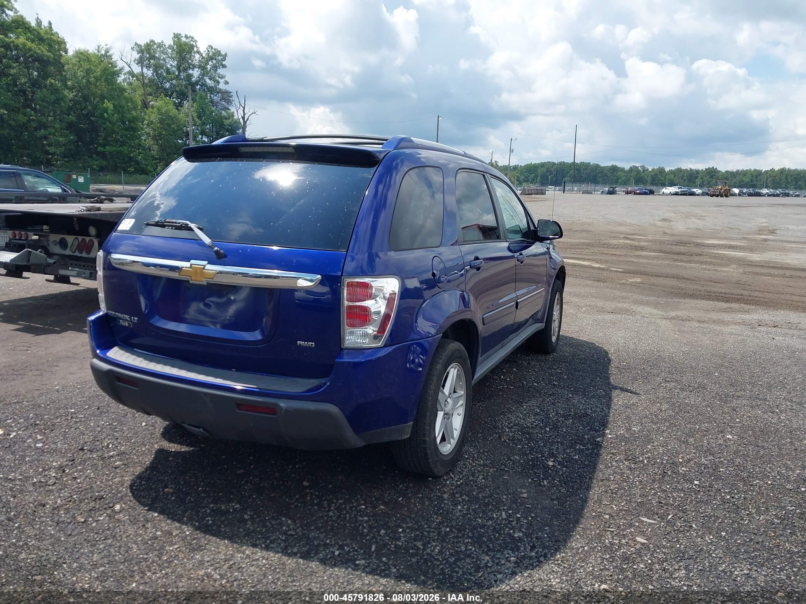 2006 Chevrolet Equinox Lt Blue vin: 2CNDL73F966120909