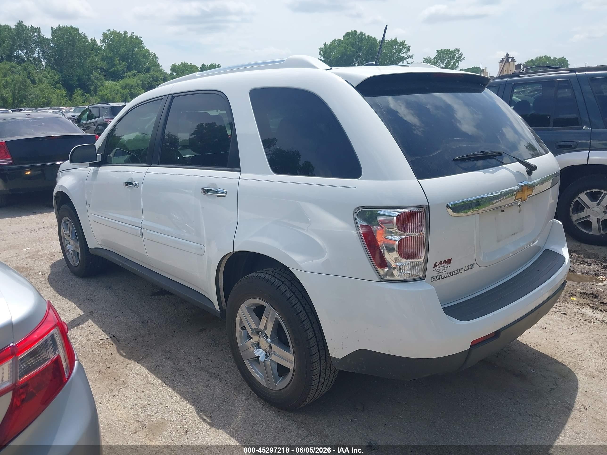 2008 Chevrolet Equinox Ltz White vin: 2CNDL73F986311412