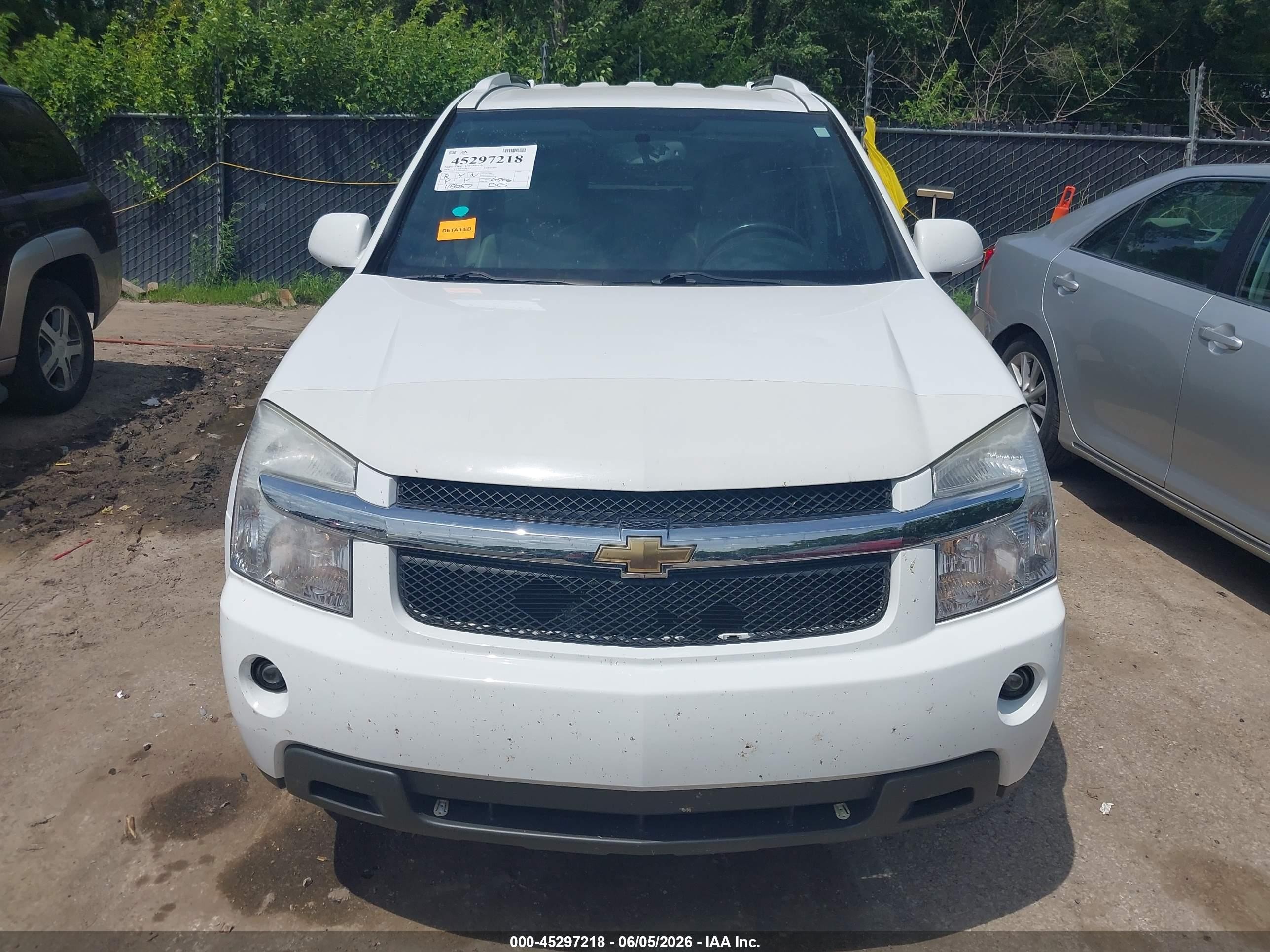 2008 Chevrolet Equinox Ltz White vin: 2CNDL73F986311412