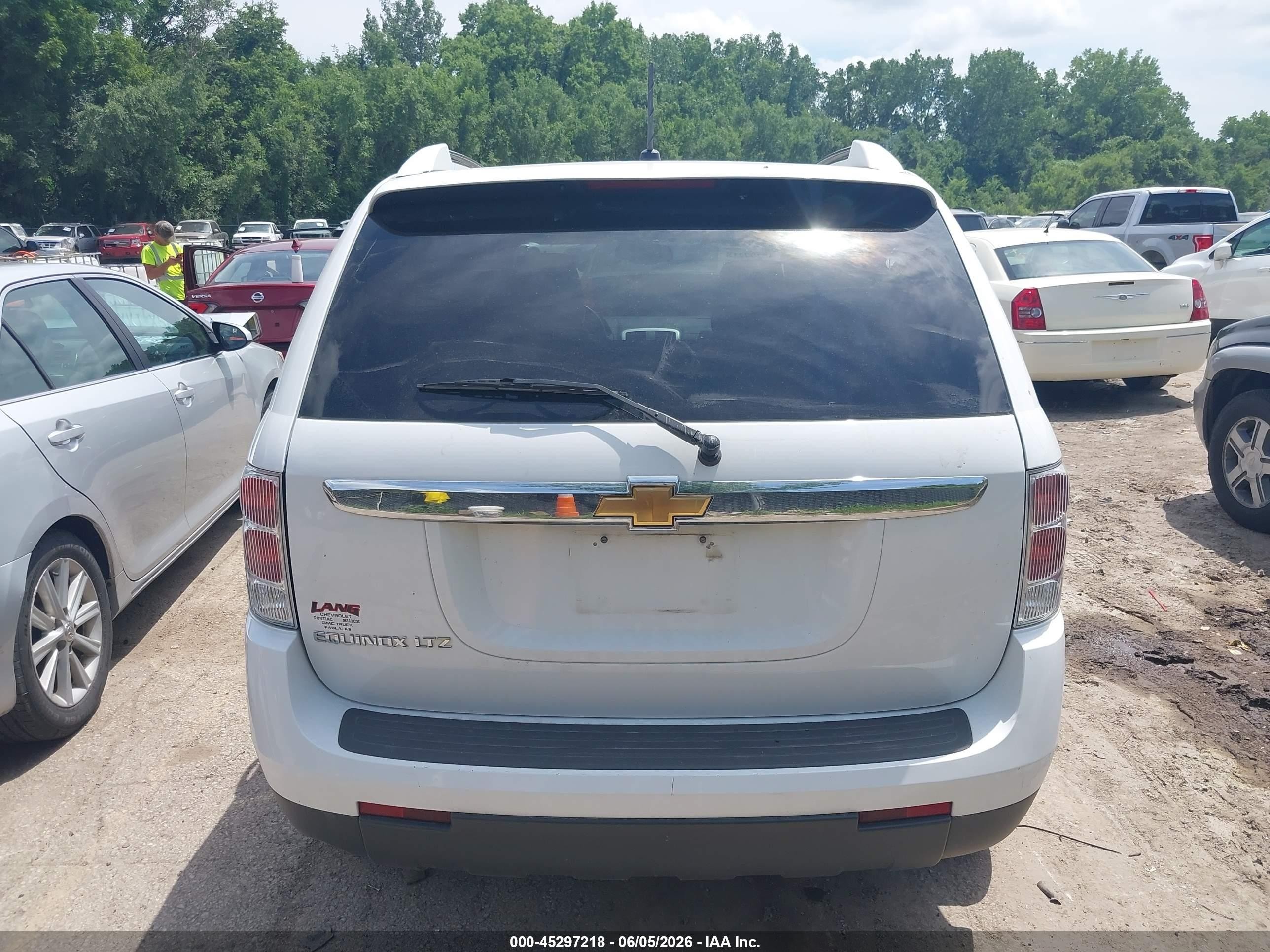 2008 Chevrolet Equinox Ltz White vin: 2CNDL73F986311412