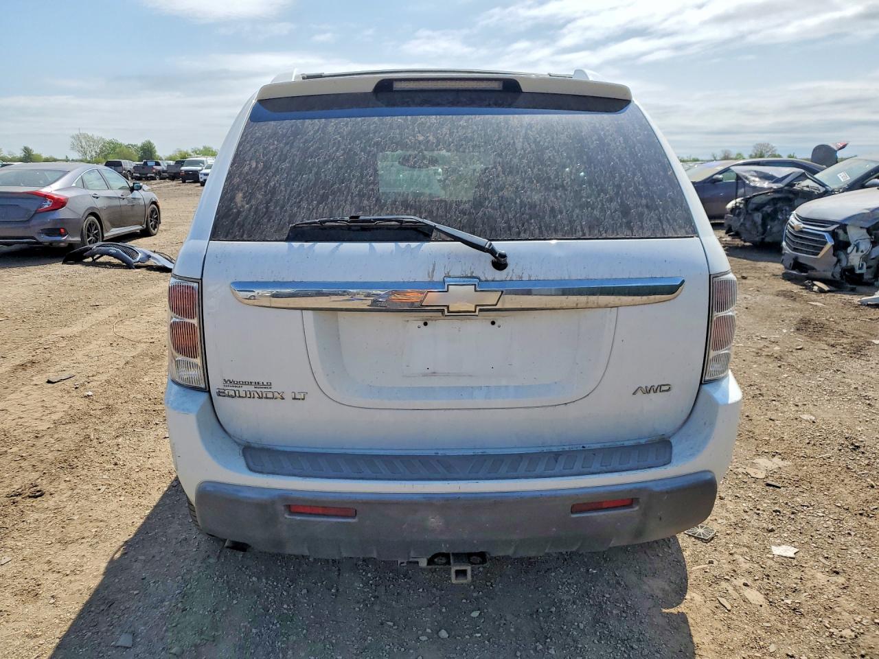2005 Chevrolet Equinox Lt White vin: 2CNDL73FX56175609