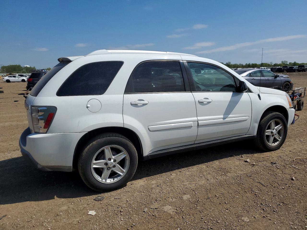2005 Chevrolet Equinox Lt White vin: 2CNDL73FX56175609
