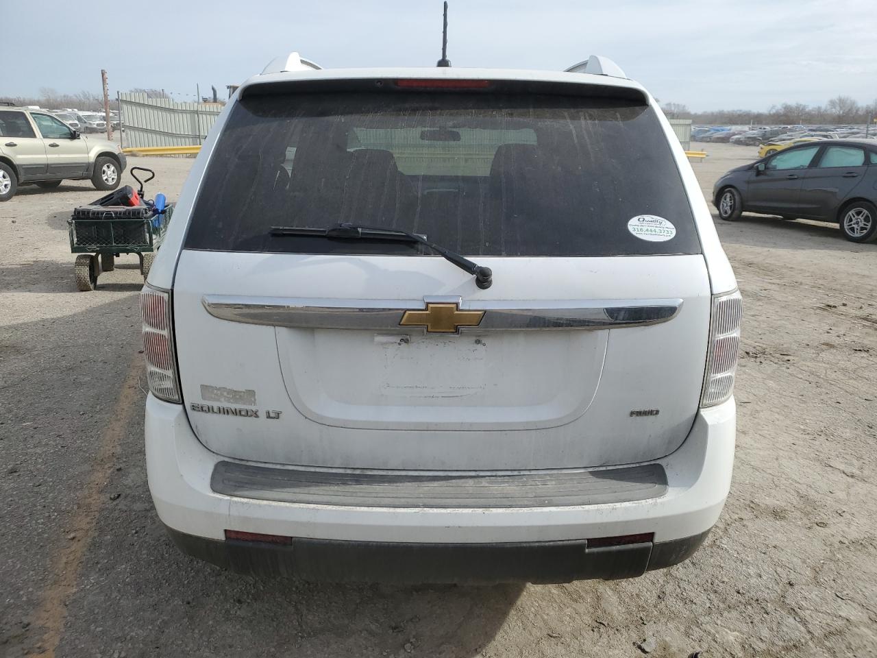 2007 Chevrolet Equinox Lt White vin: 2CNDL73FX76100525