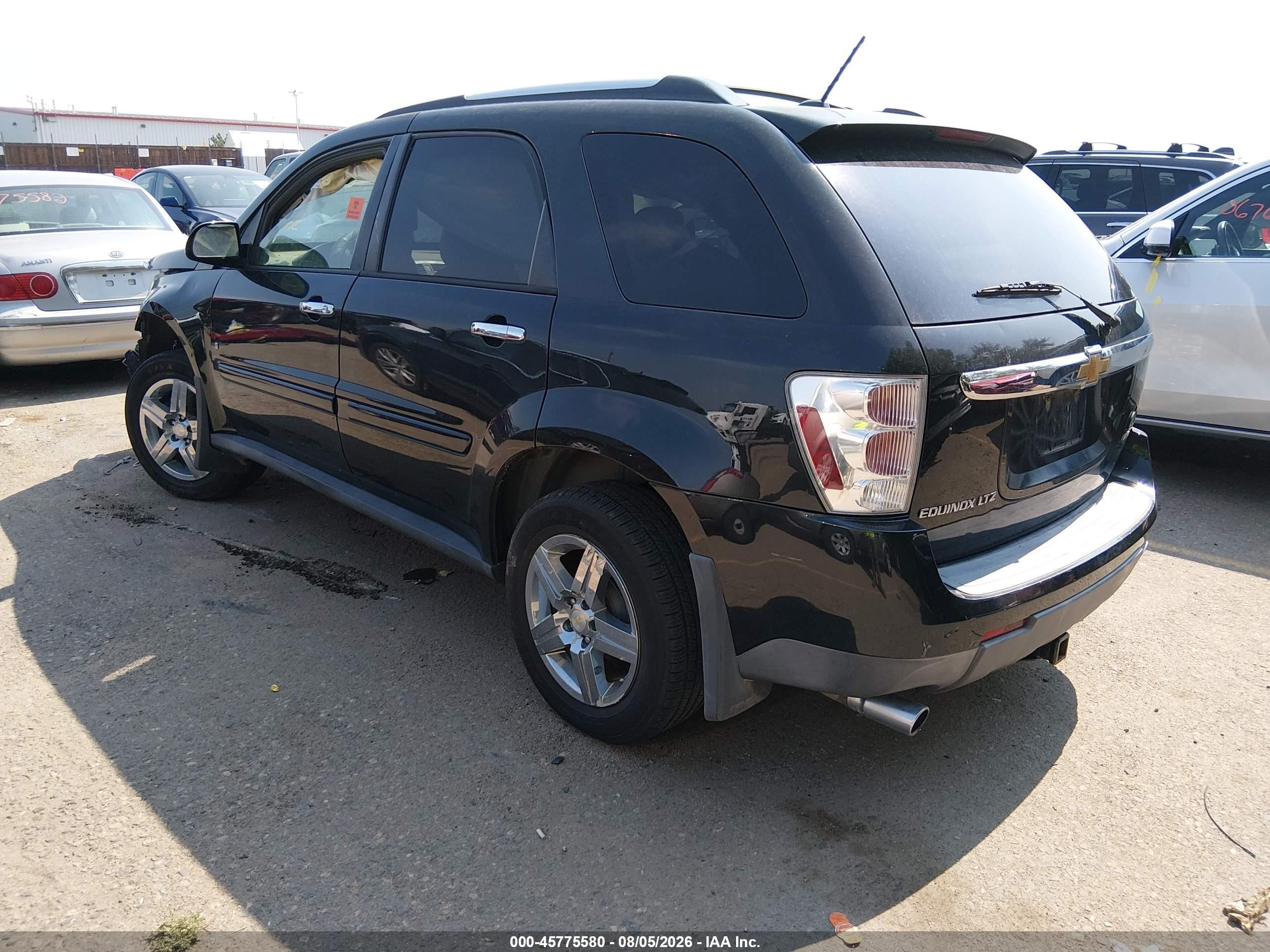 2009 Chevrolet Equinox Ltz Black vin: 2CNDL83F596226980