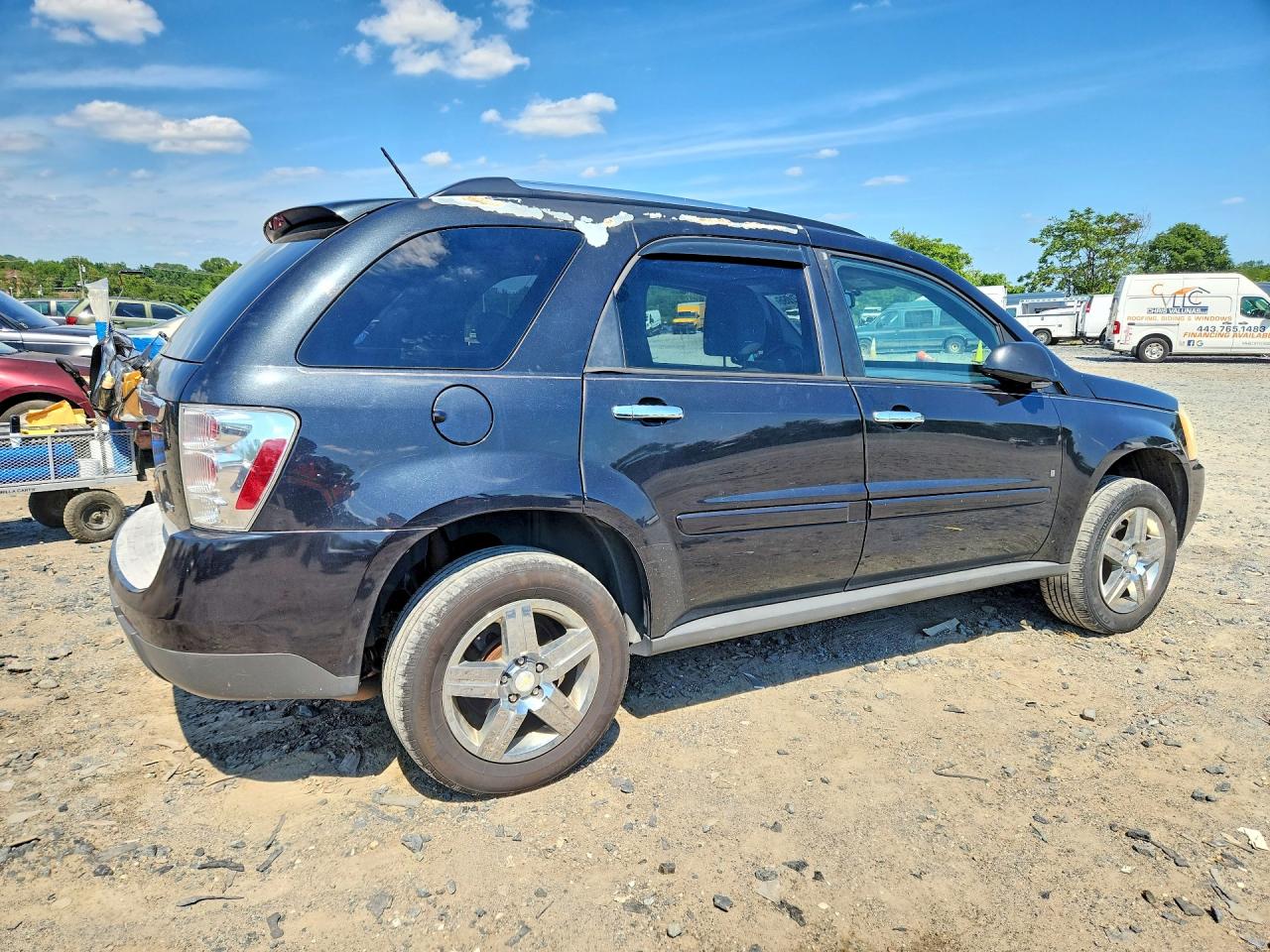 2009 Chevrolet Equinox Ltz Black vin: 2CNDL83F896211759