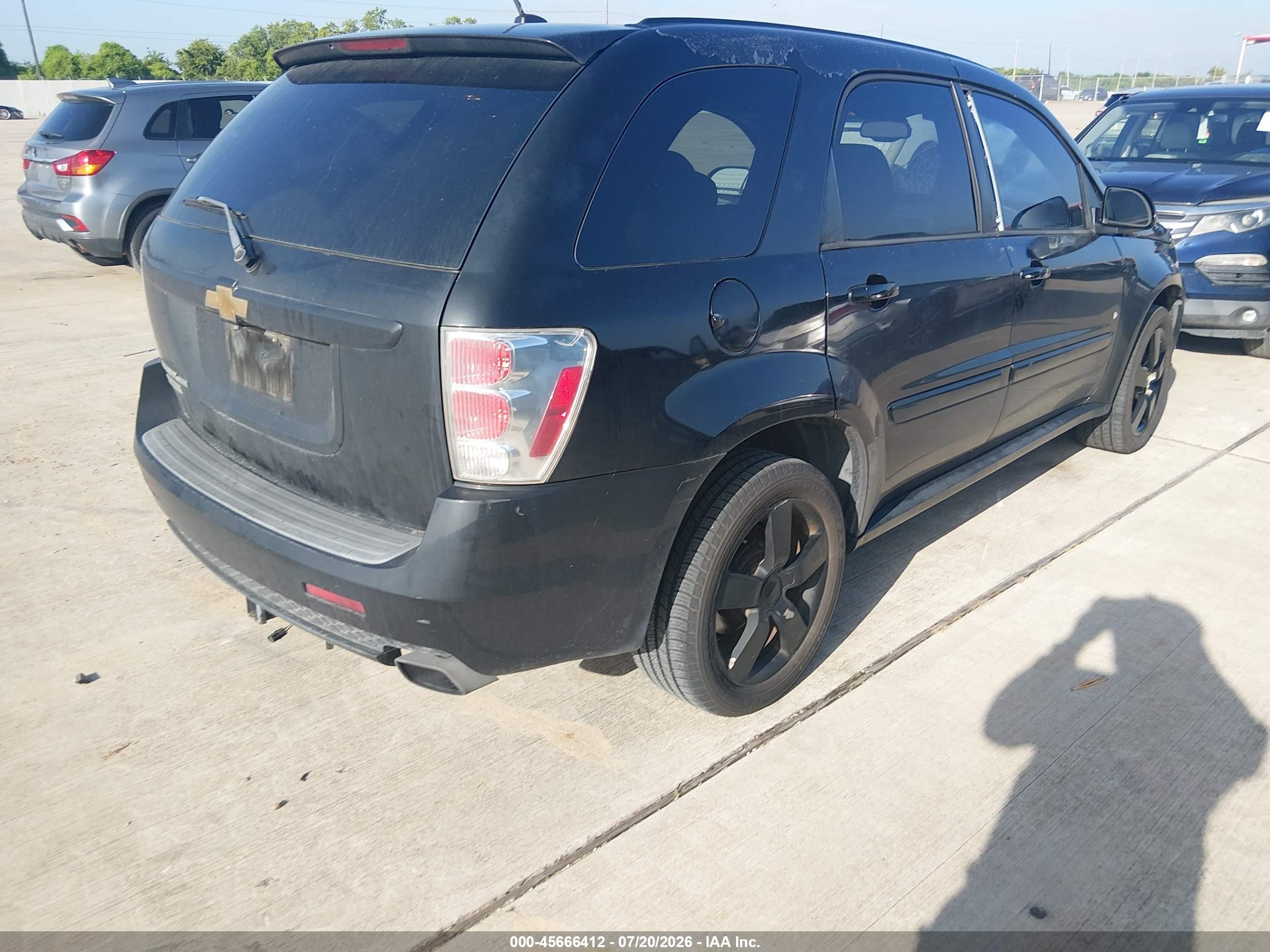 2008 Chevrolet Equinox Sport Black vin: 2CNDL937586308849