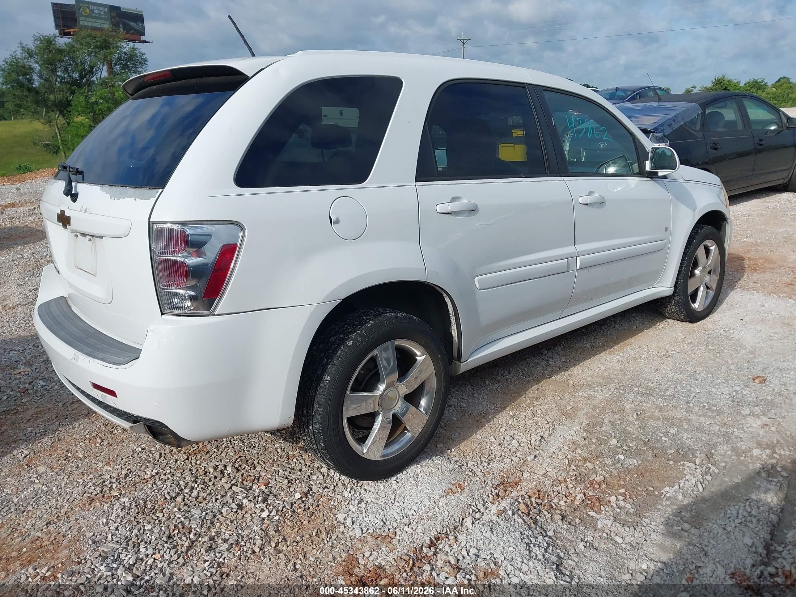 2008 Chevrolet Equinox Sport White vin: 2CNDL937886059902