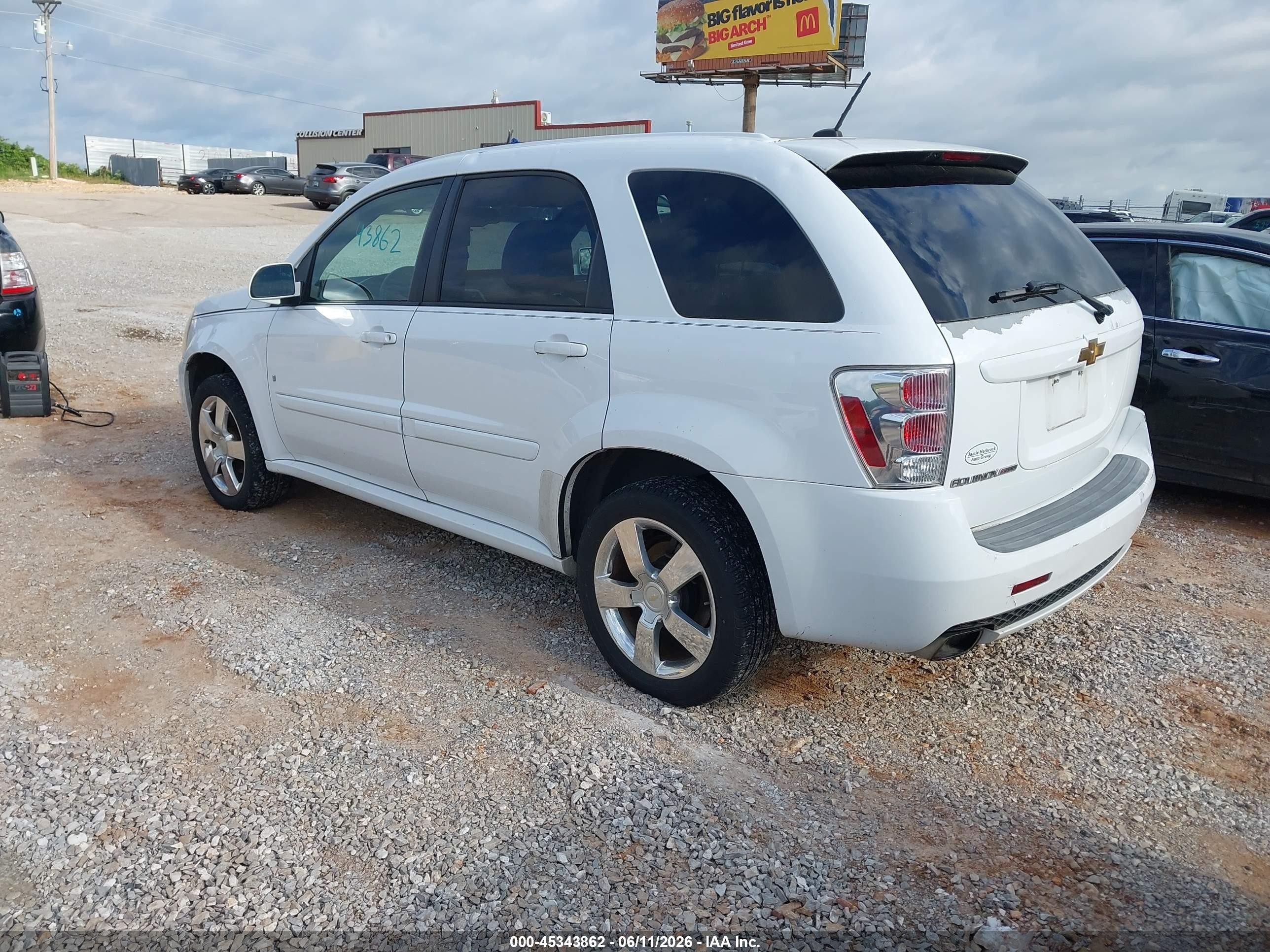 2008 Chevrolet Equinox Sport White vin: 2CNDL937886059902