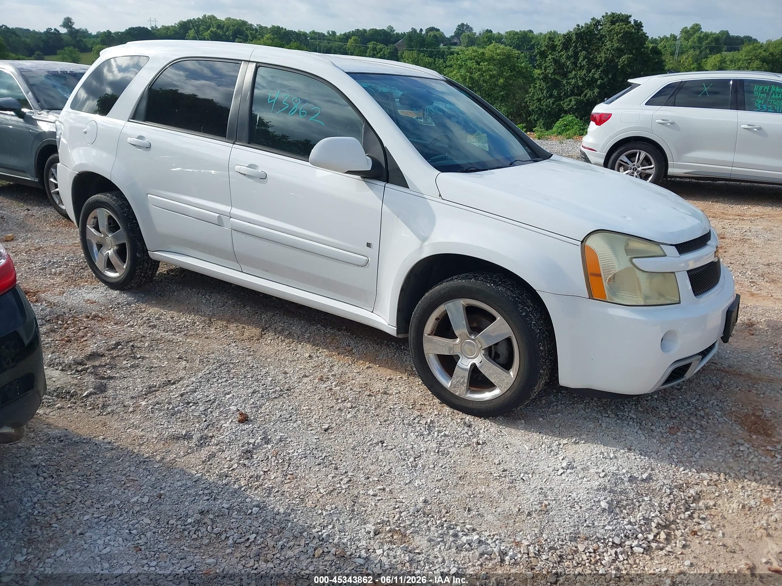 2008 Chevrolet Equinox Sport White vin: 2CNDL937886059902