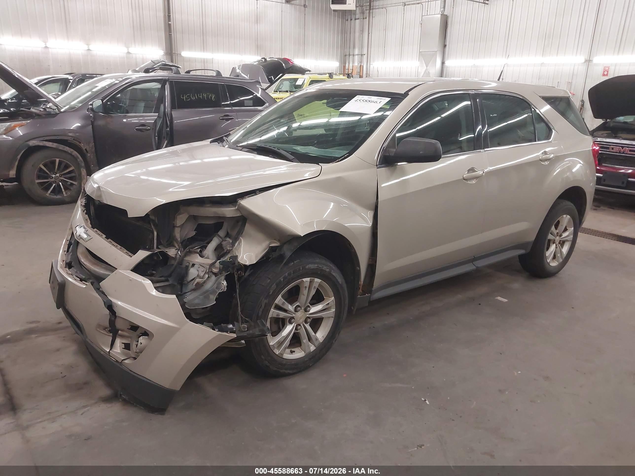 2011 Chevrolet Equinox Ls Tan vin: 2CNFLCEC1B6350359