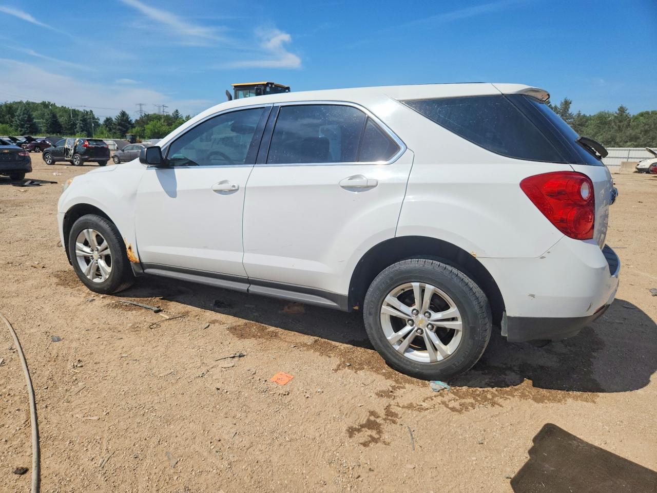 2011 Chevrolet Equinox Ls White vin: 2CNFLCEC1B6381837