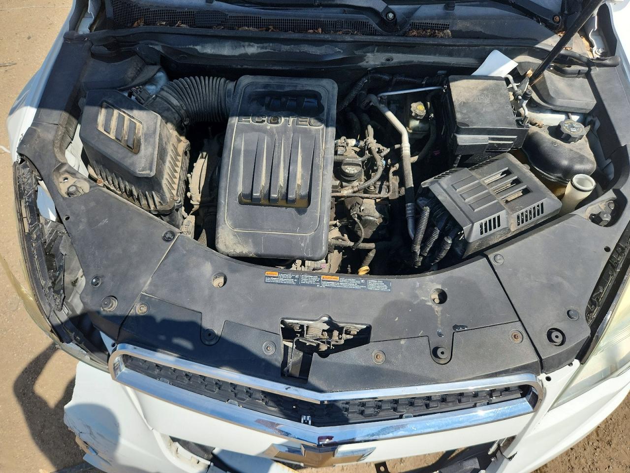 2011 Chevrolet Equinox Ls White vin: 2CNFLCEC1B6381837