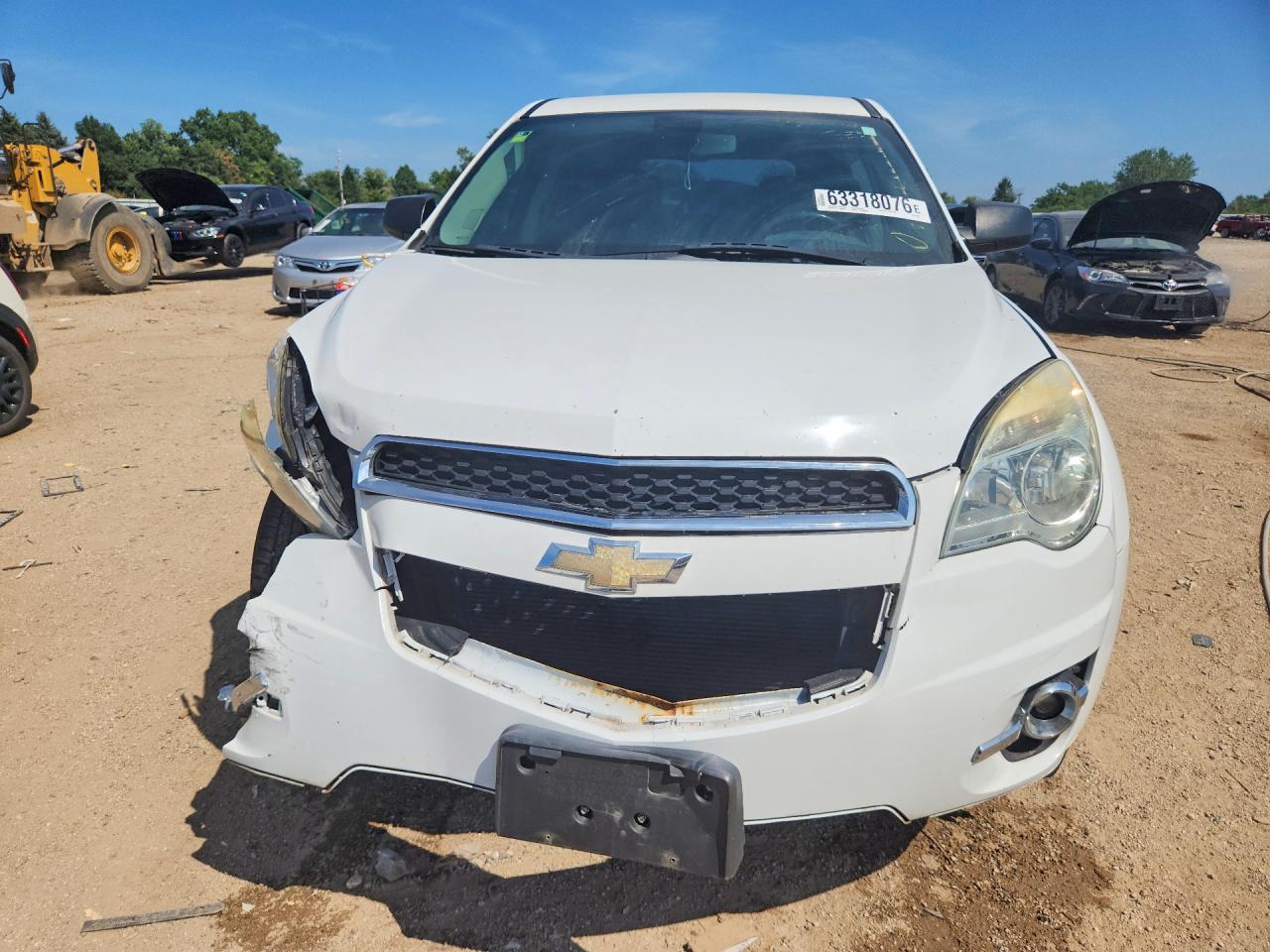 2011 Chevrolet Equinox Ls White vin: 2CNFLCEC1B6381837