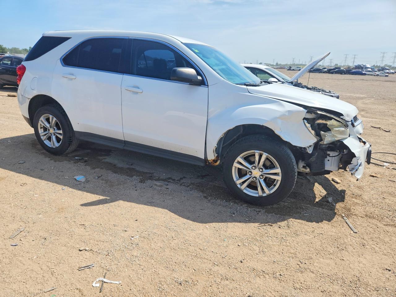 2011 Chevrolet Equinox Ls White vin: 2CNFLCEC1B6381837