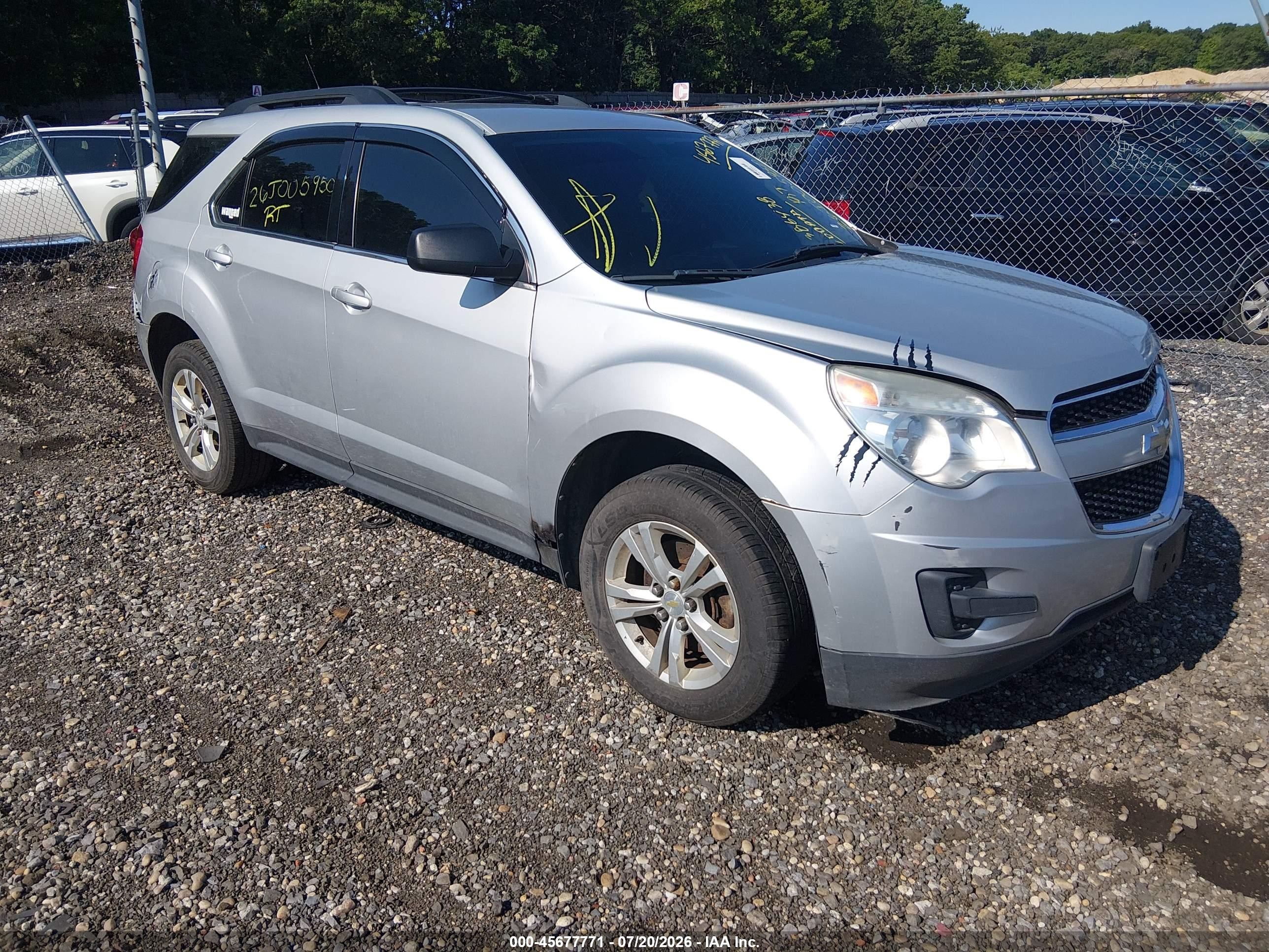 2011 Chevrolet Equinox Ls Gray vin: 2CNFLCEC1B6386438
