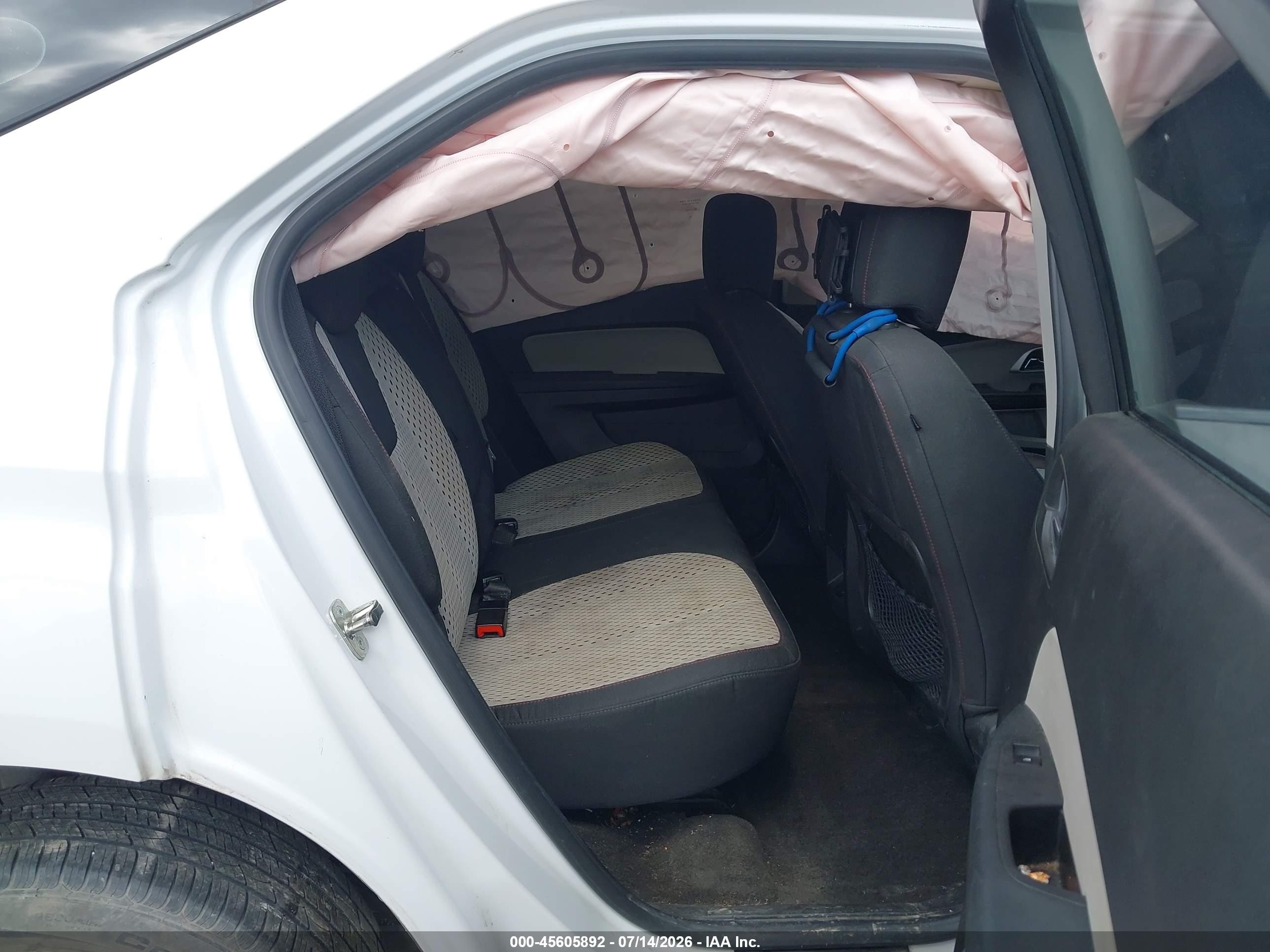 2011 Chevrolet Equinox Ls White vin: 2CNFLCEC1B6460926