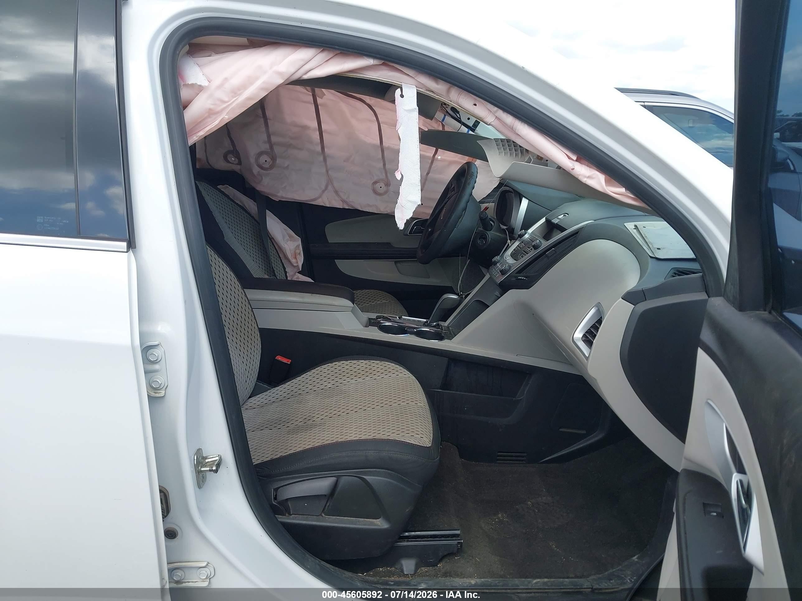 2011 Chevrolet Equinox Ls White vin: 2CNFLCEC1B6460926