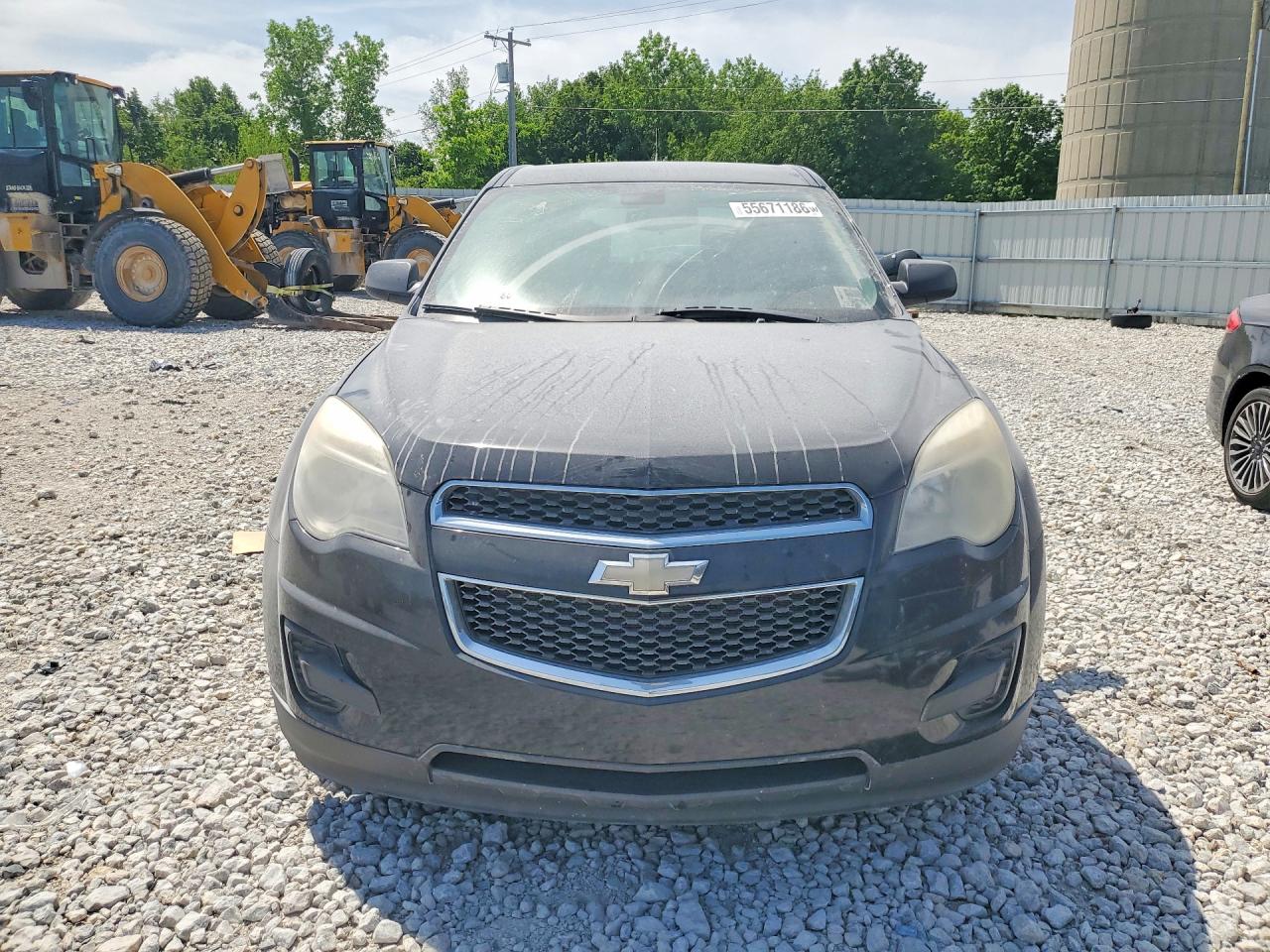 2011 Chevrolet Equinox Ls Black vin: 2CNFLCEC2B6369051