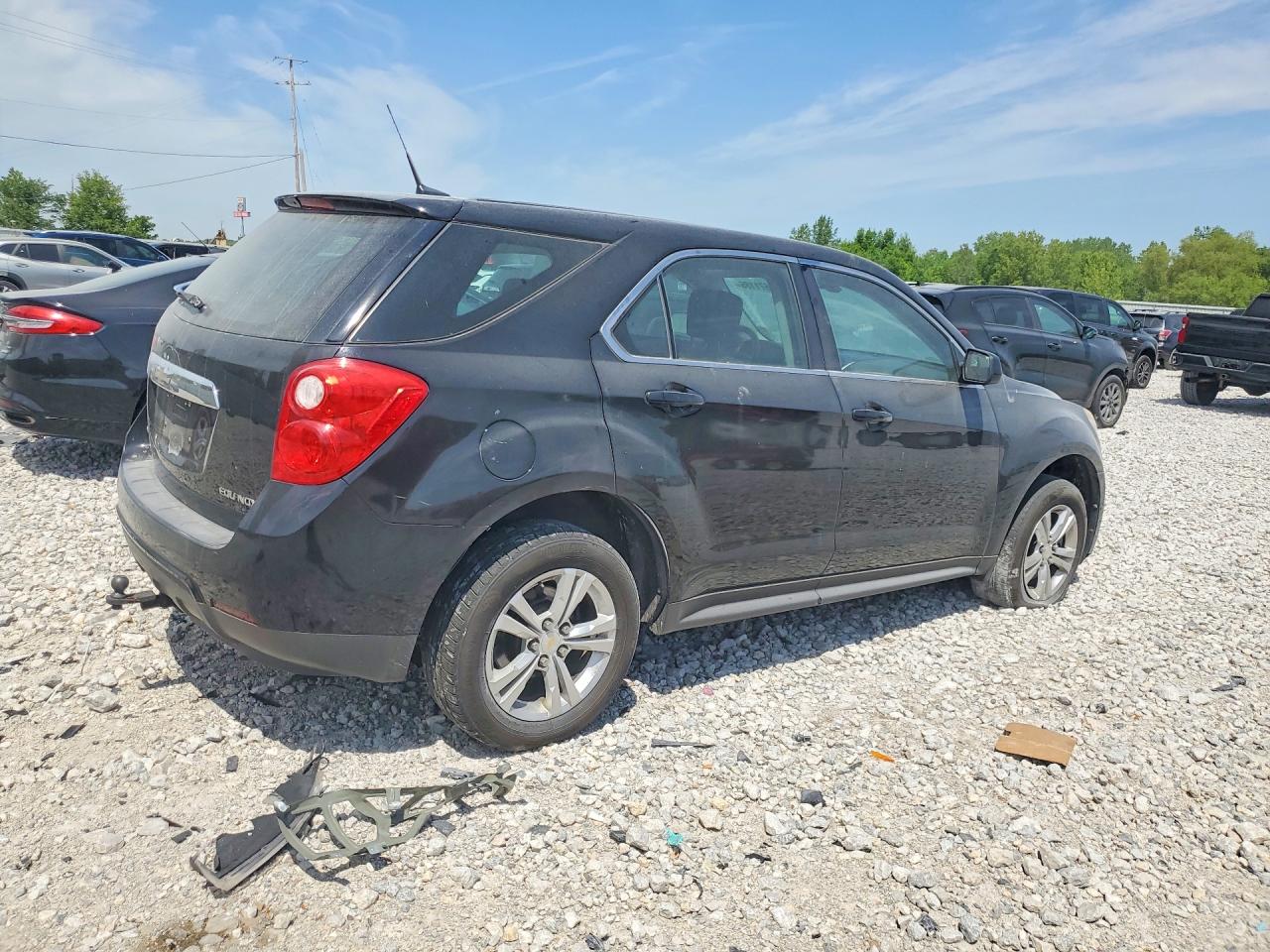 2011 Chevrolet Equinox Ls Black vin: 2CNFLCEC2B6369051