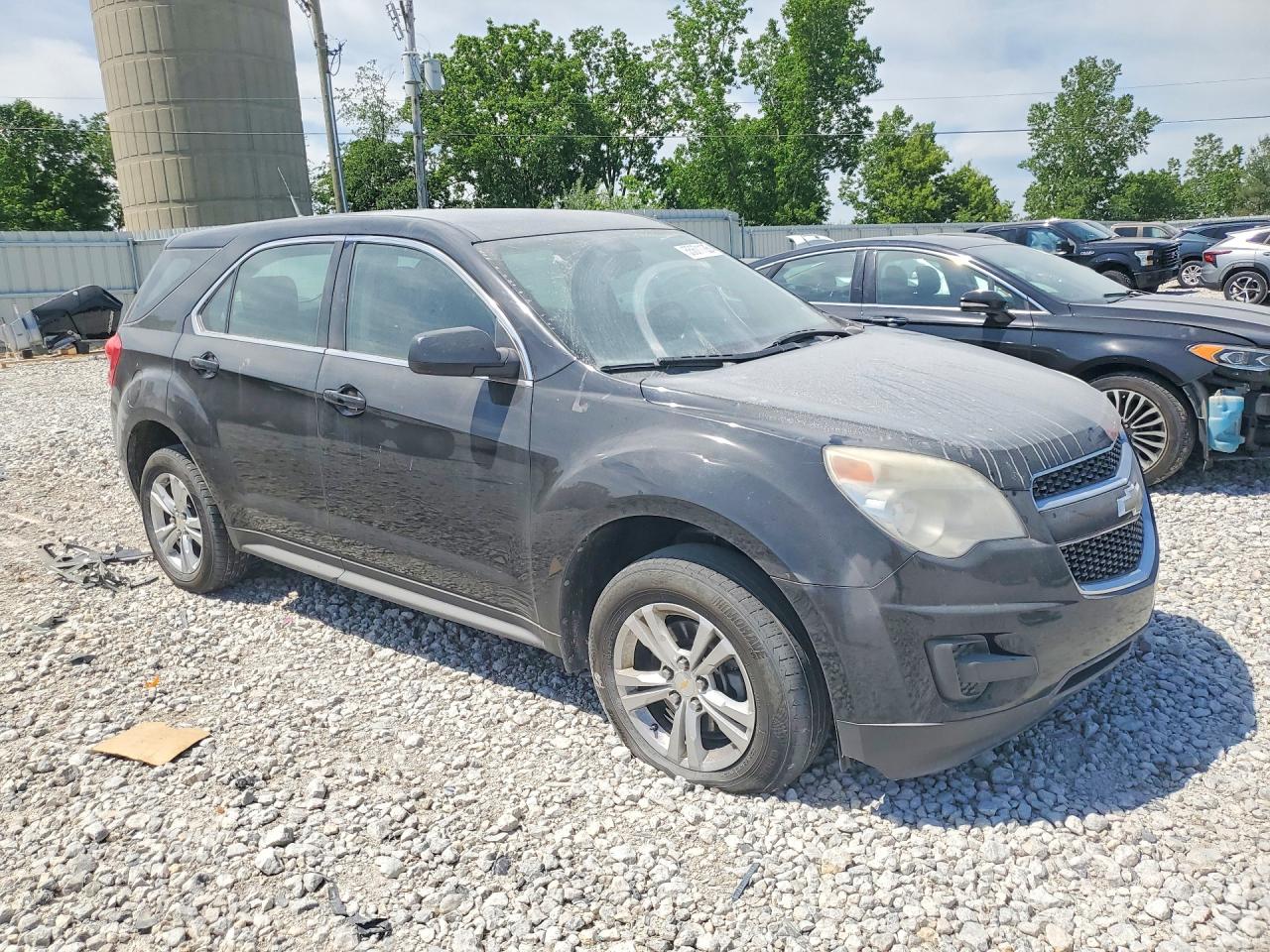 2011 Chevrolet Equinox Ls Black vin: 2CNFLCEC2B6369051