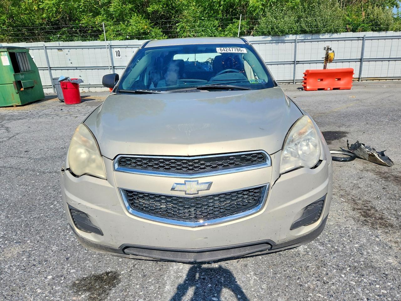 2011 Chevrolet Equinox Ls Золотой vin: 2CNFLCEC2B6407281