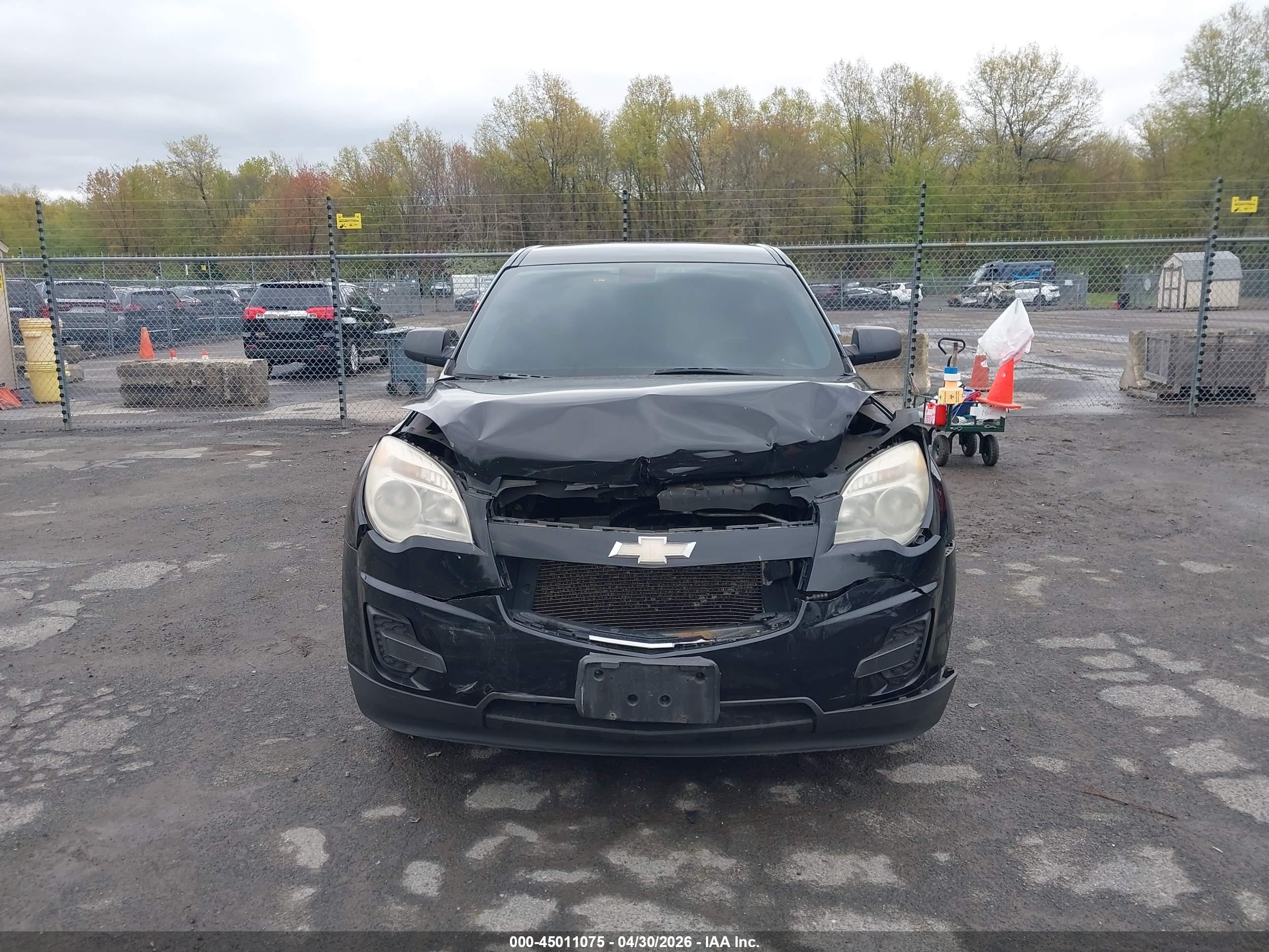 2011 Chevrolet Equinox Ls Black vin: 2CNFLCEC2B6423478