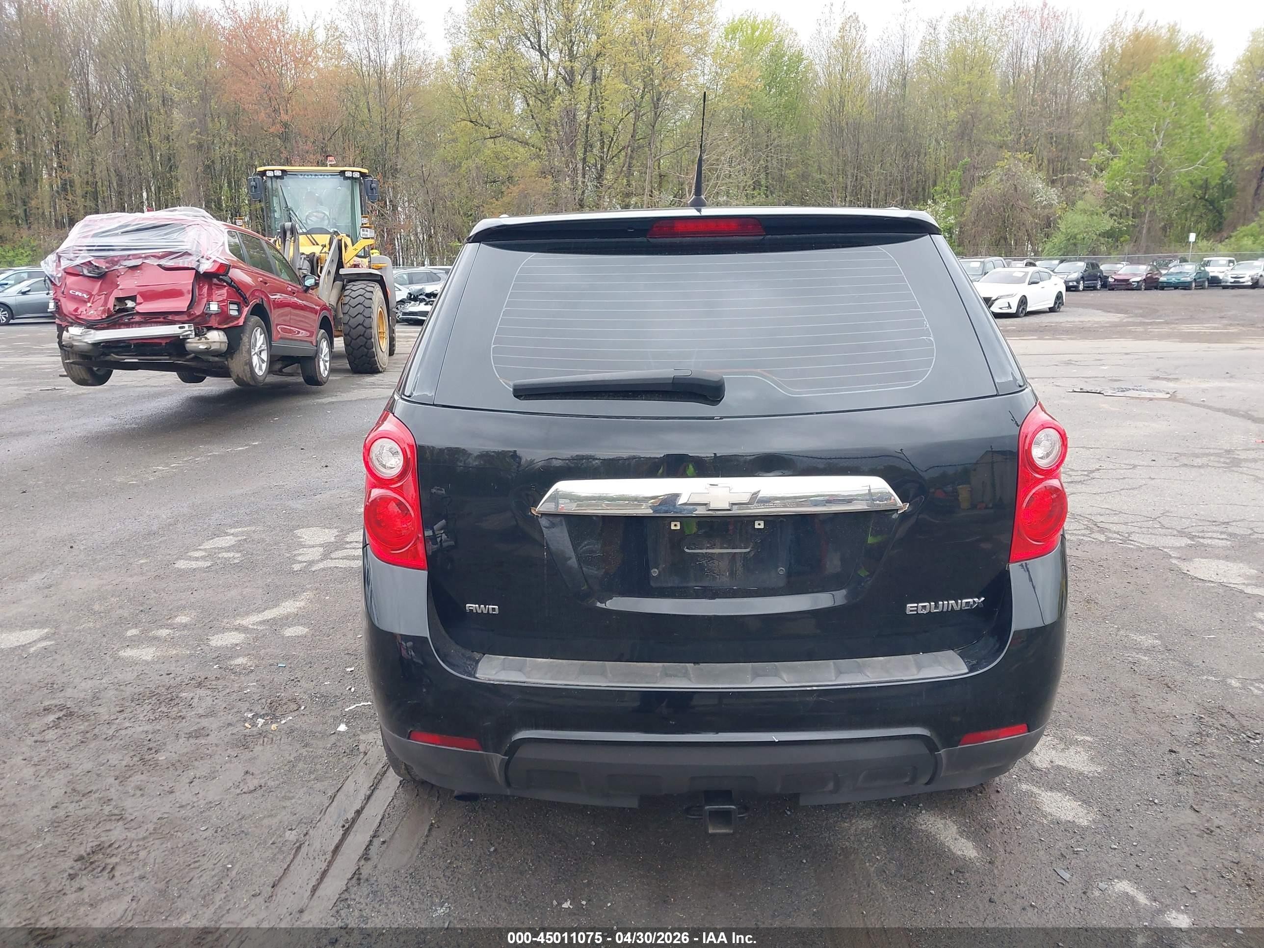 2011 Chevrolet Equinox Ls Black vin: 2CNFLCEC2B6423478