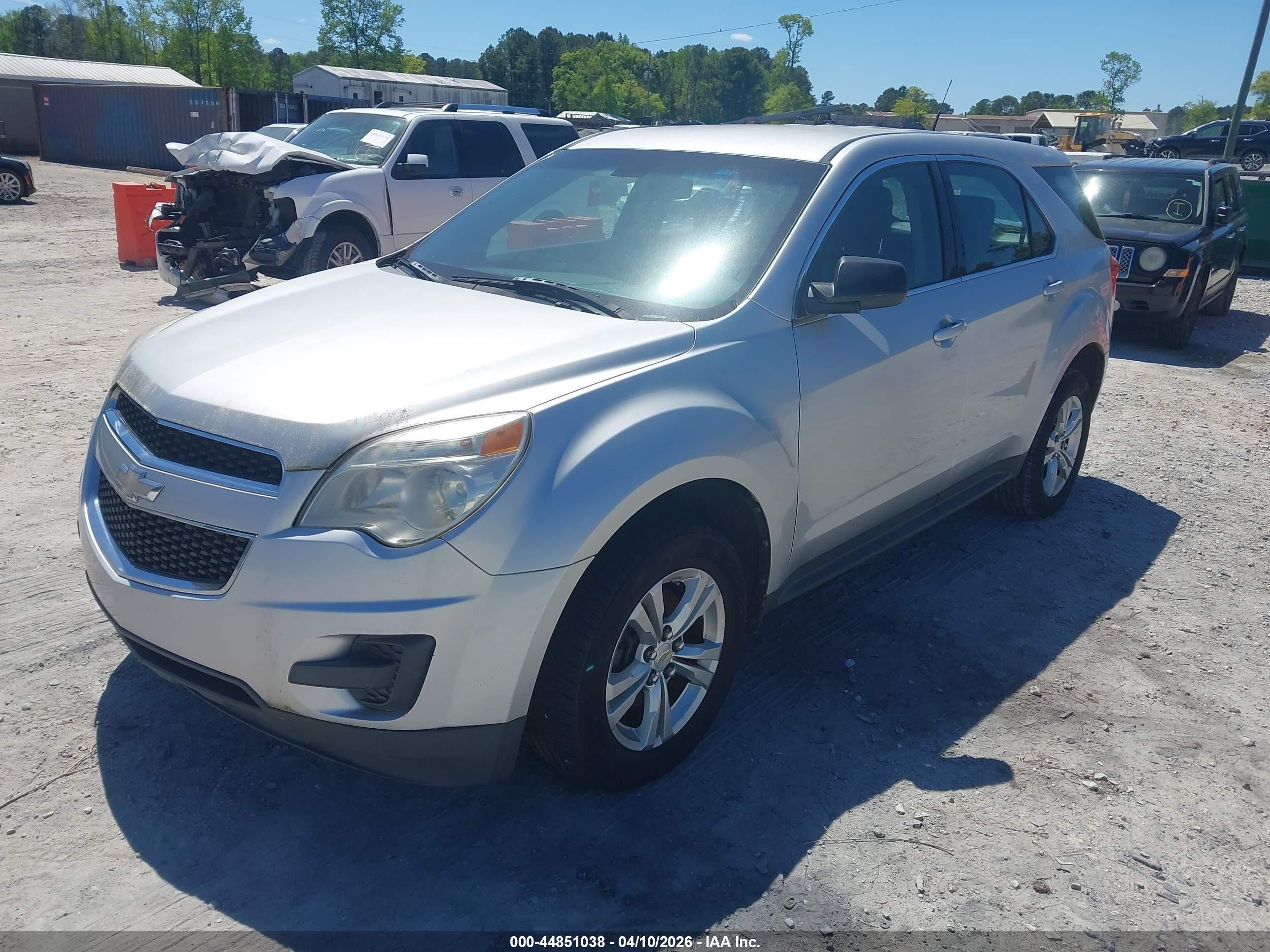 2011 Chevrolet Equinox Ls Silver vin: 2CNFLCEC3B6467988