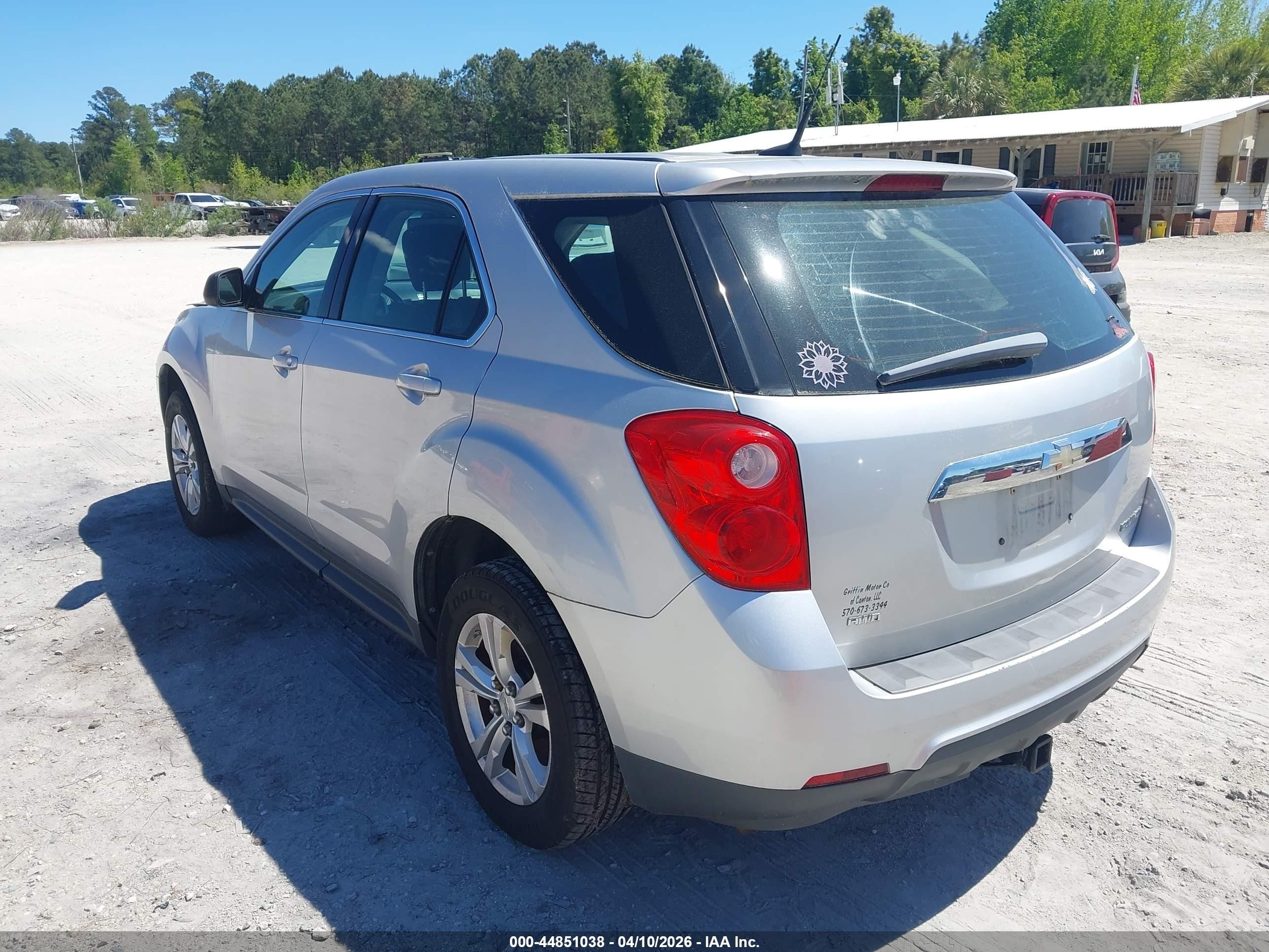 2011 Chevrolet Equinox Ls Silver vin: 2CNFLCEC3B6467988