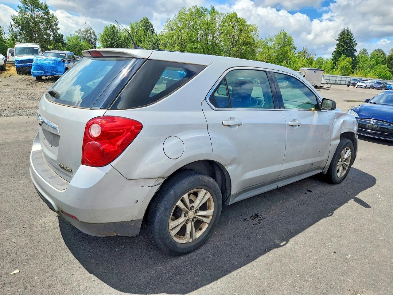 2011 Chevrolet Equinox Ls Gray vin: 2CNFLCEC4B6259697
