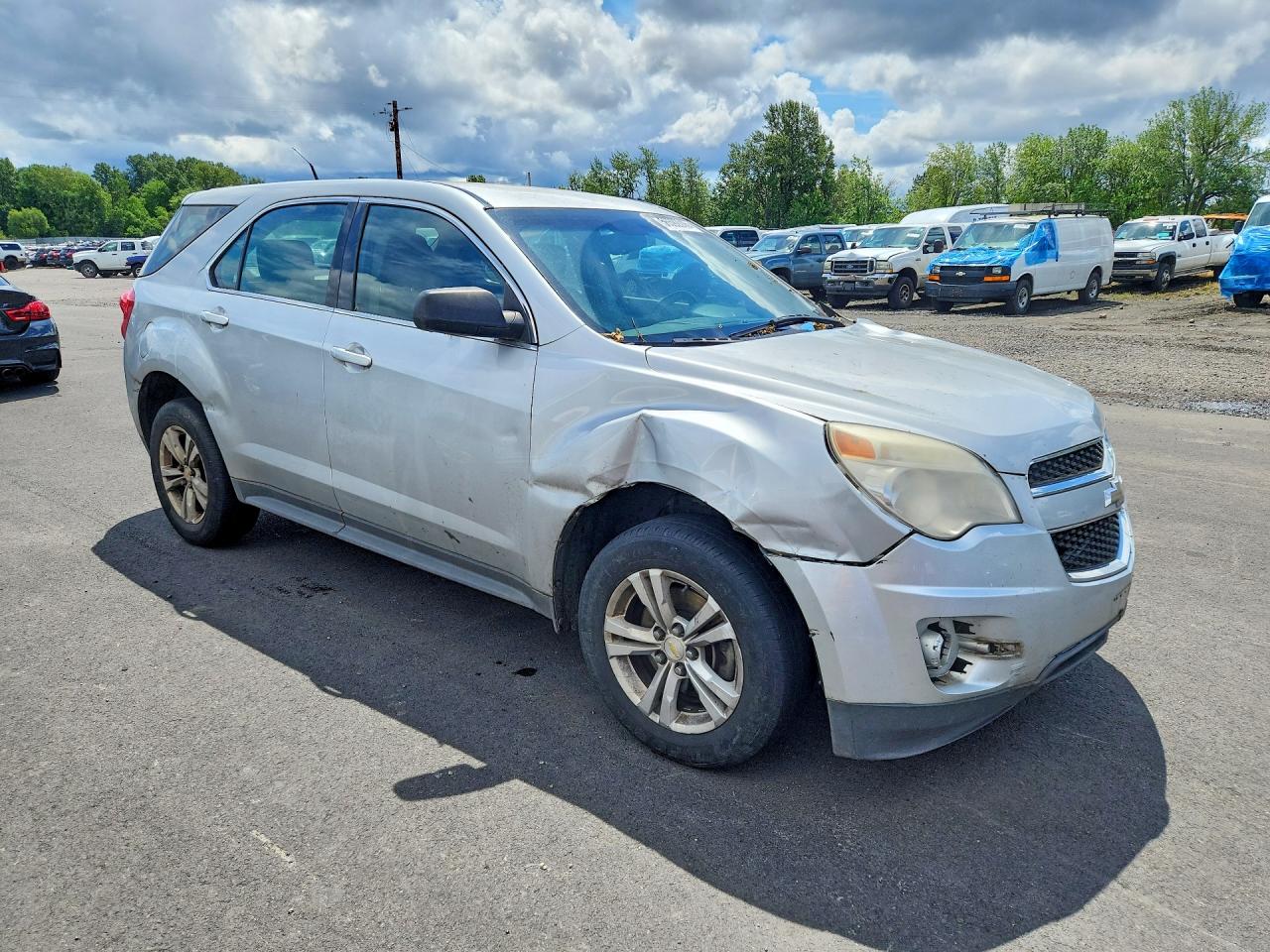 2011 Chevrolet Equinox Ls Gray vin: 2CNFLCEC4B6259697