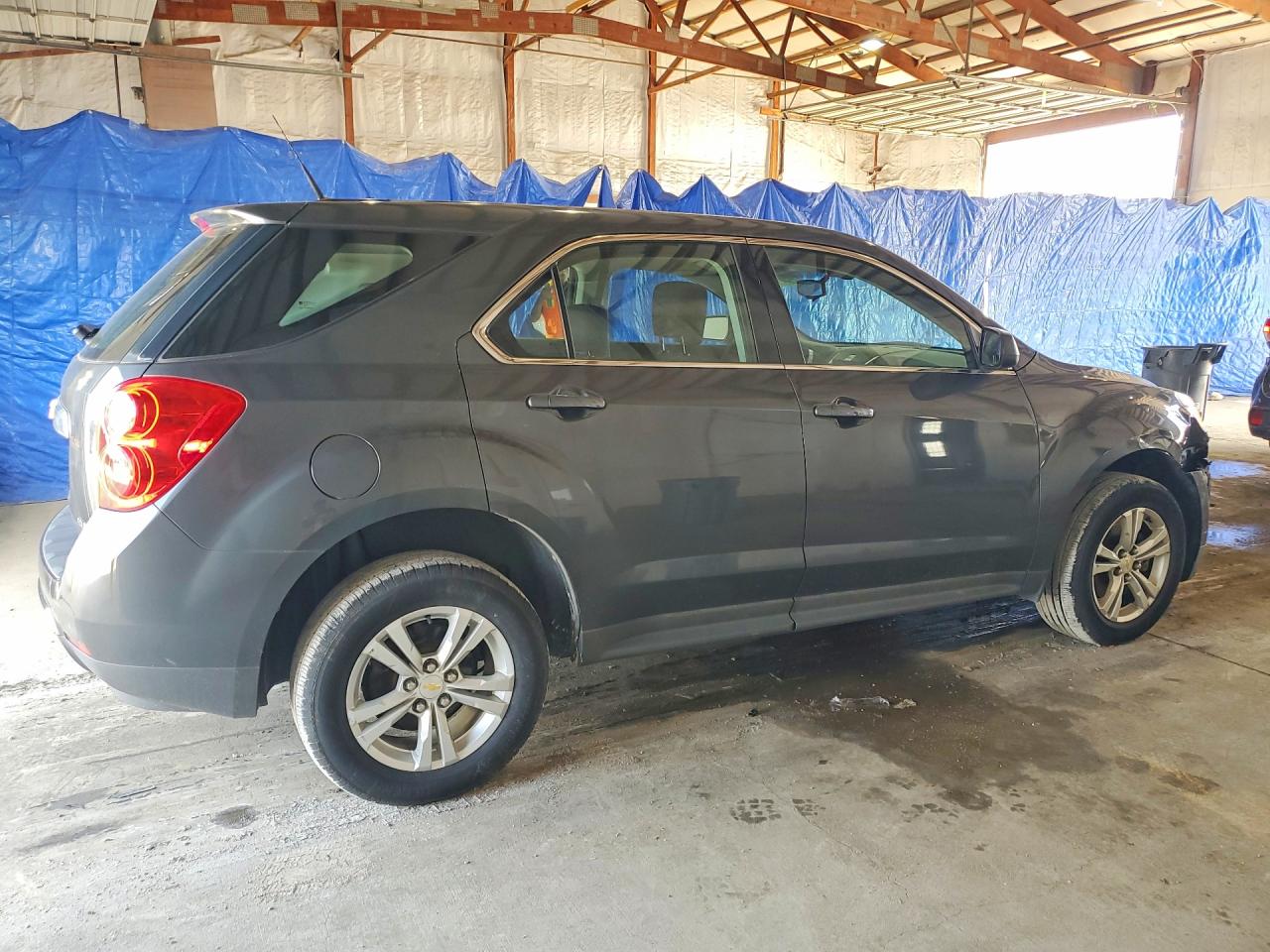 2011 Chevrolet Equinox Ls Gray vin: 2CNFLCEC7B6422536