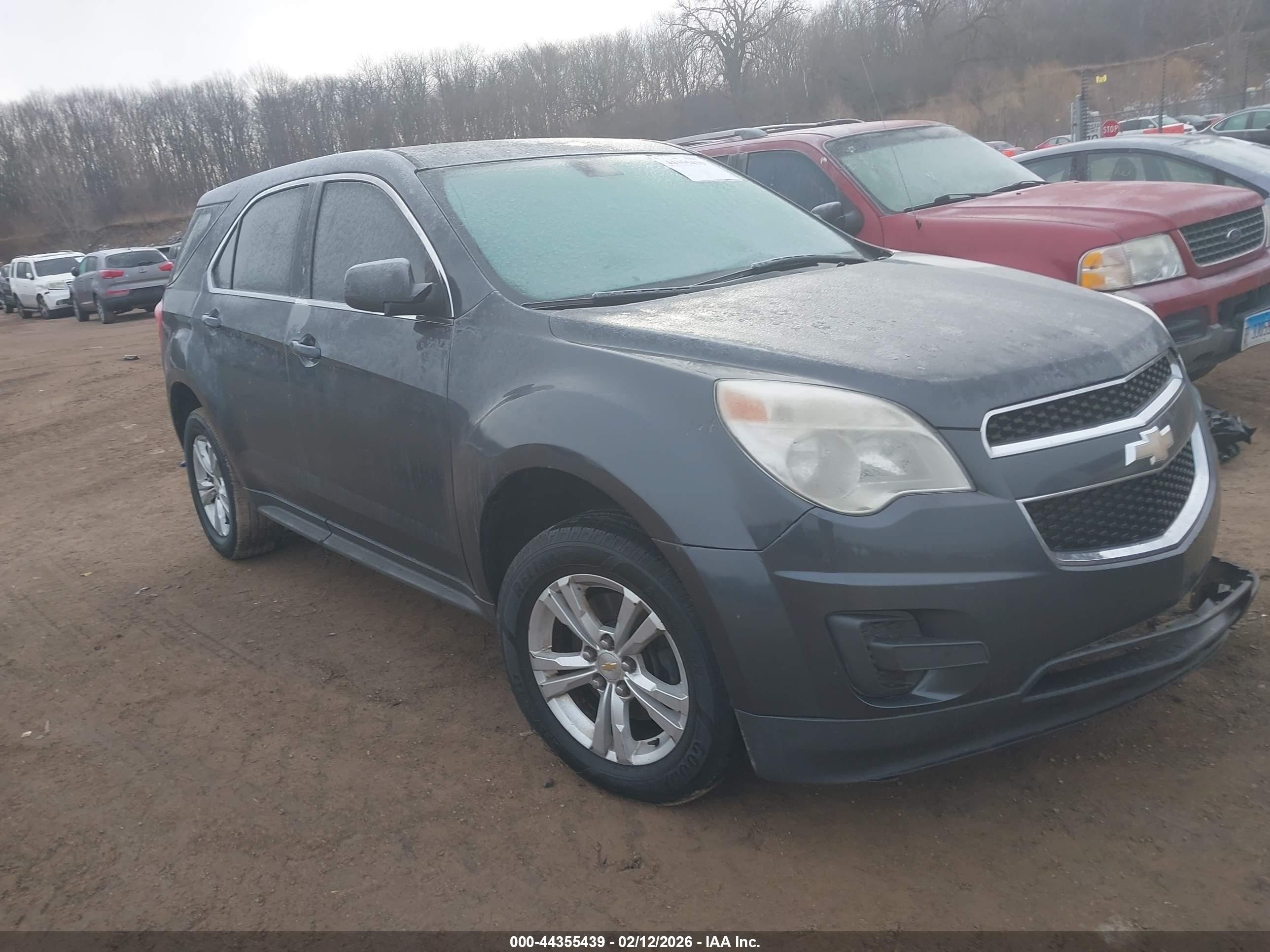 2011 Chevrolet Equinox Ls Gray vin: 2CNFLCEC8B6397887