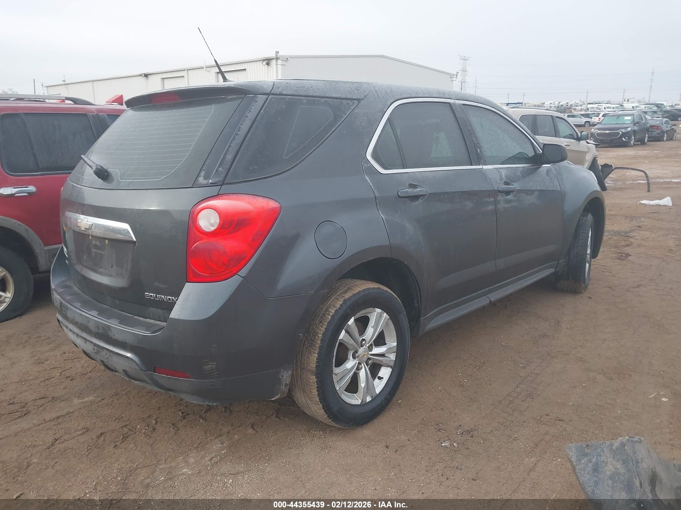 2011 Chevrolet Equinox Ls Gray vin: 2CNFLCEC8B6397887